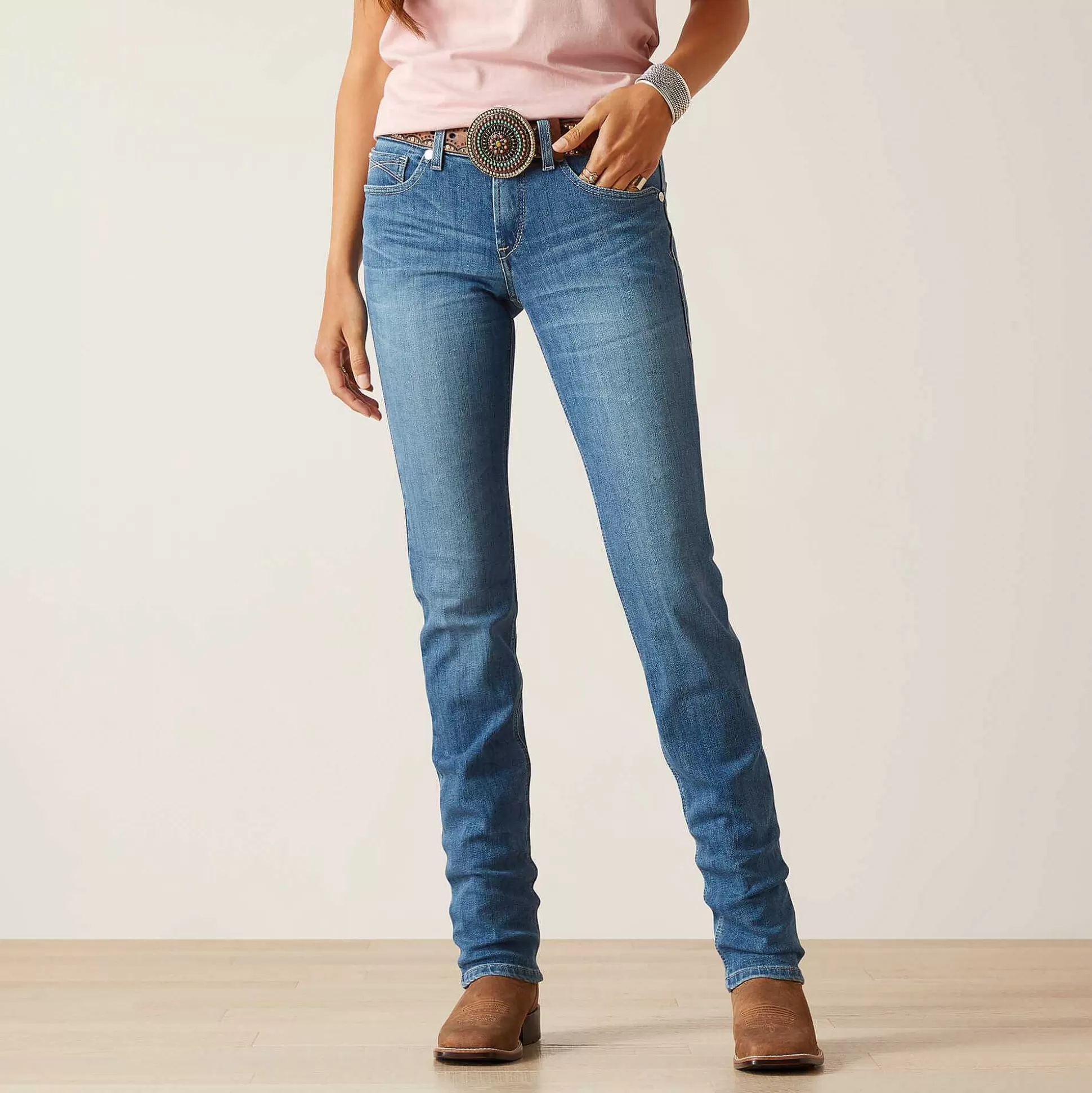 ariat Denim*R.E.A.L. Perfect Rise Clover Straight Jean