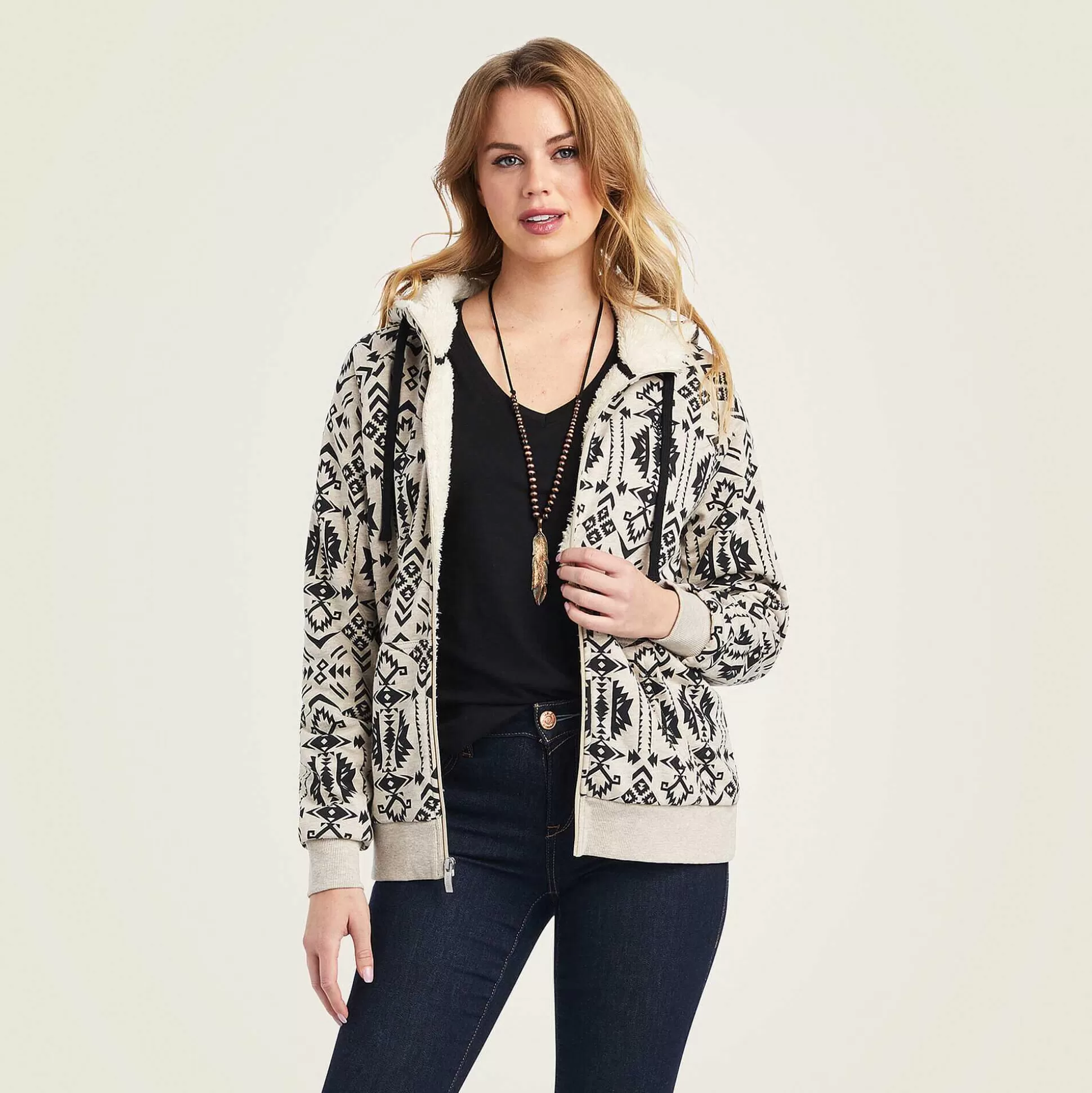 ariat Sweatshirts & Hoodies*Real Sherpa Full Zip Hoodie