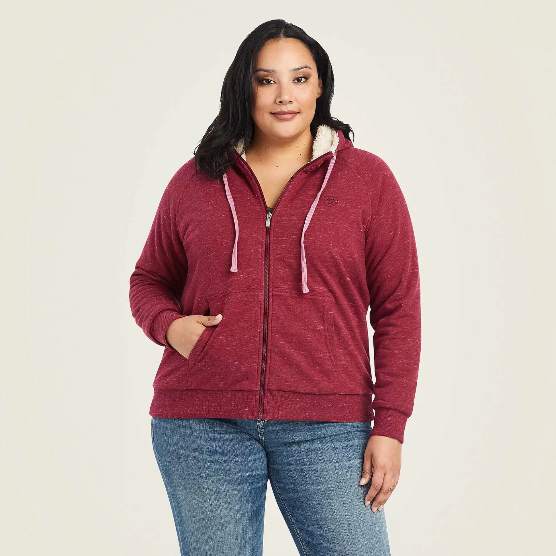 ariat Sweatshirts & Hoodies*Real Sherpa Full Zip Hoodie