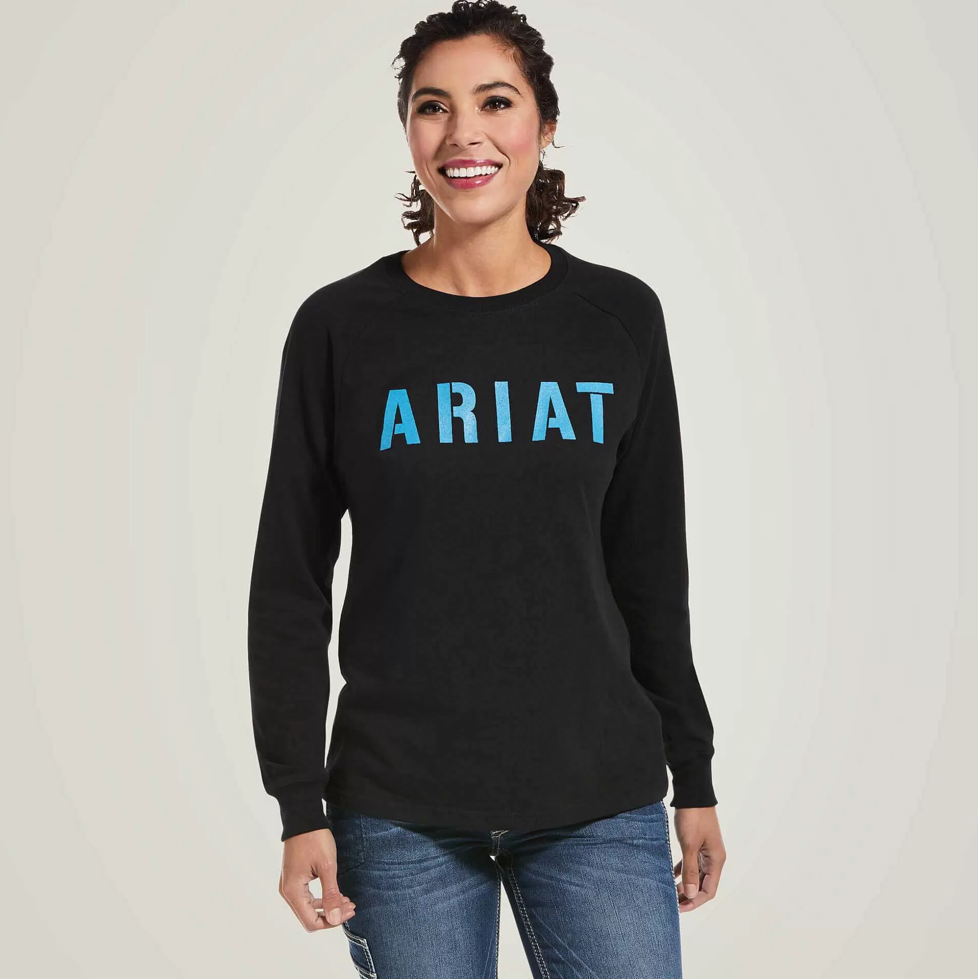 ariat T-Shirts & Tops*Rebar Cotton Strong Block T-Shirt