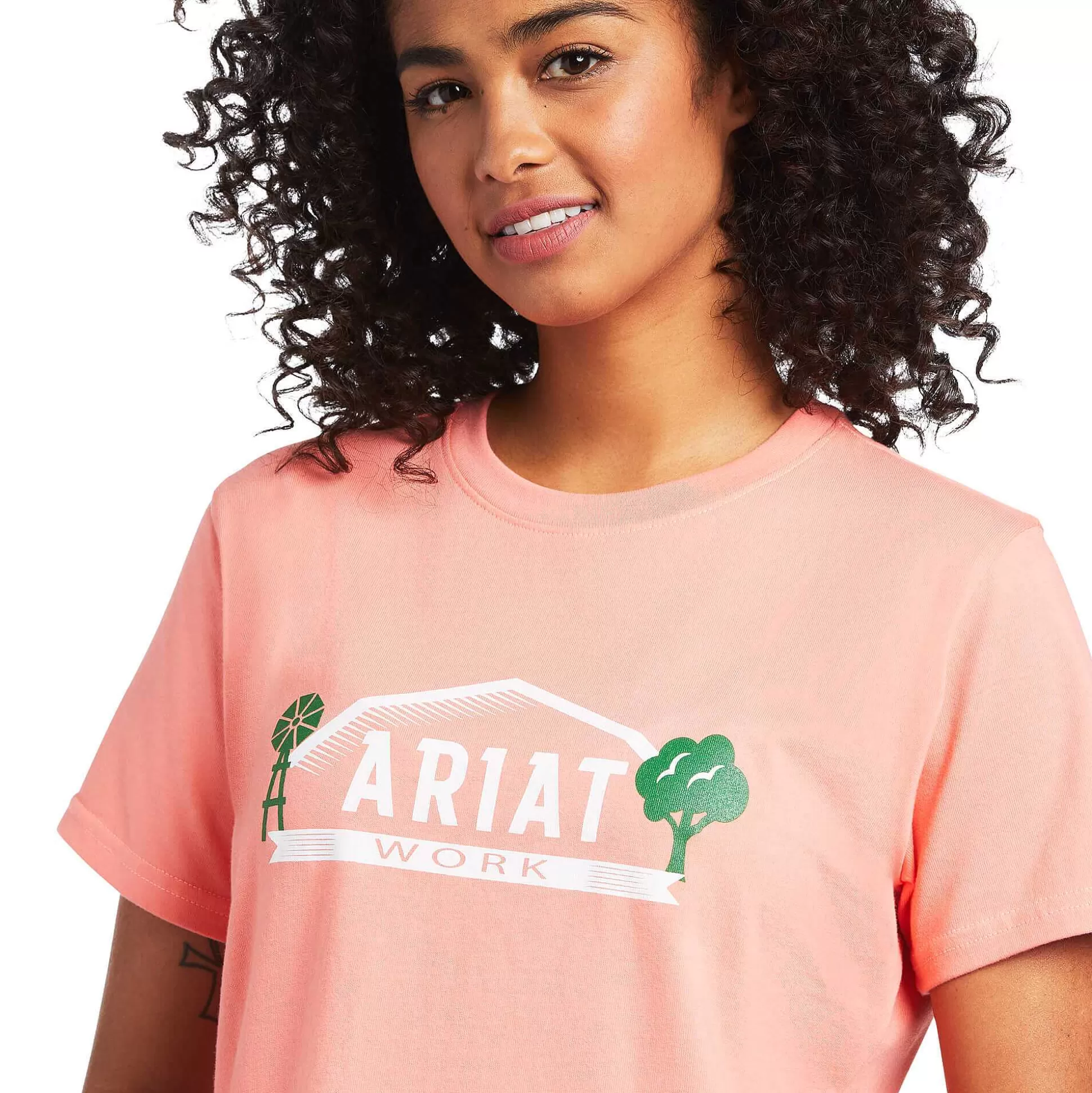 ariat T-Shirts & Tops*Rebar Cotton Strong Farm Graphic T-Shirt