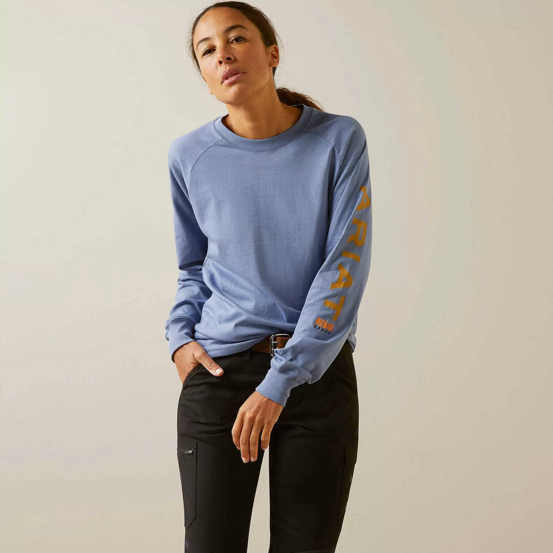 ariat T-Shirts & Tops*Rebar Cotton Strong Logo Graphic