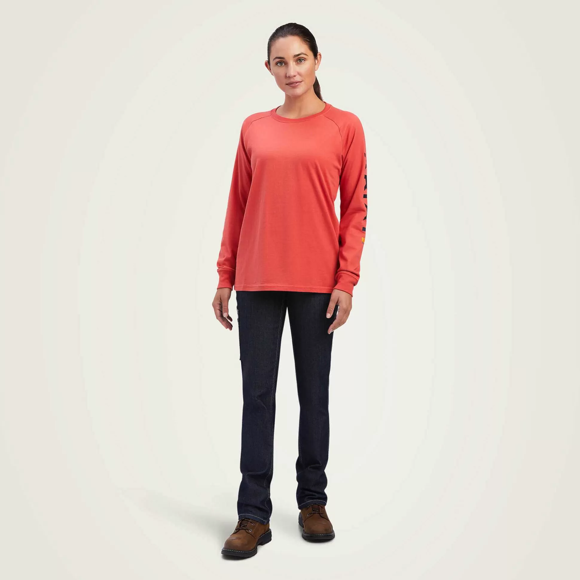ariat T-Shirts & Tops*Rebar Cotton Strong Logo Graphic
