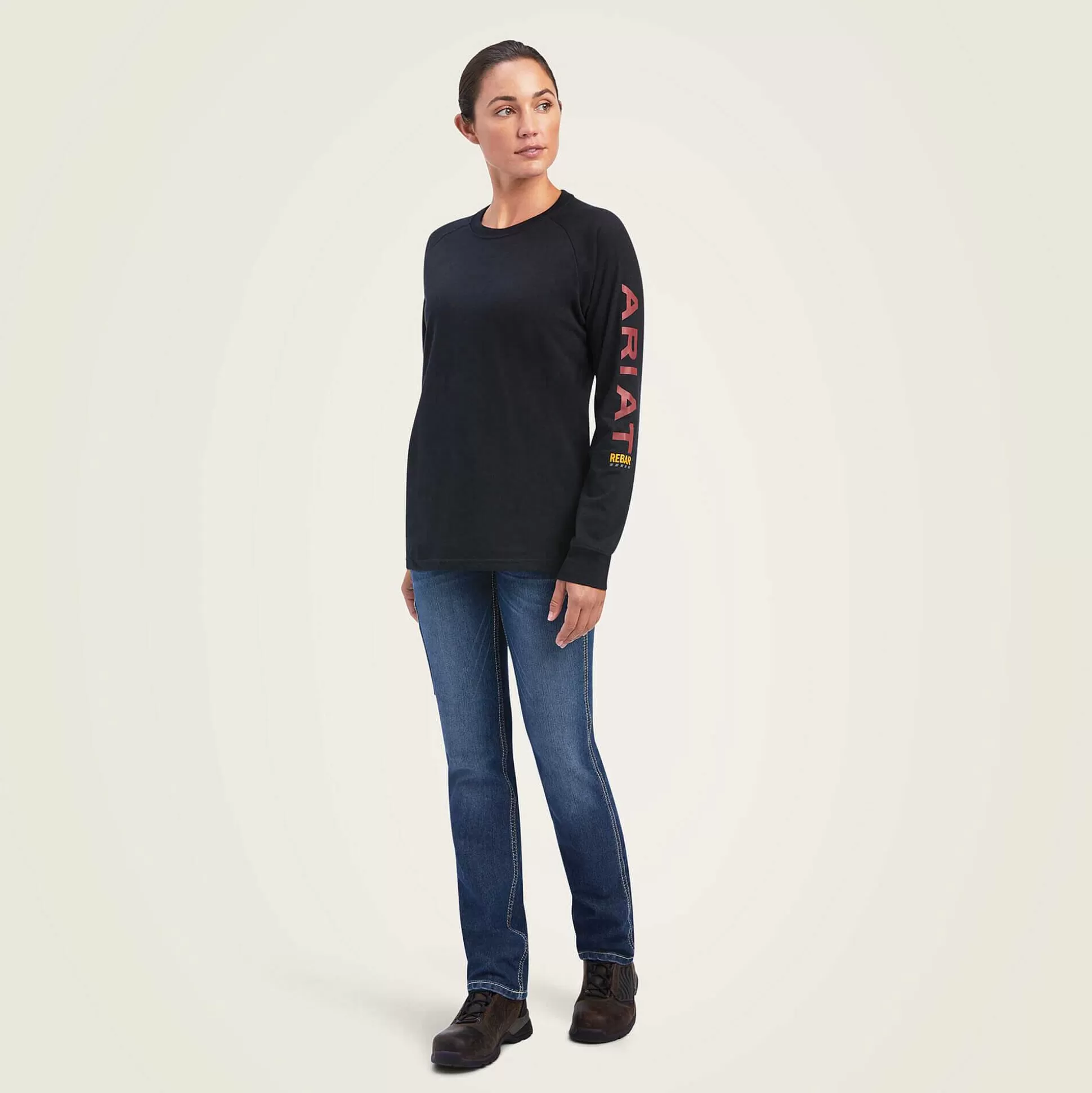 ariat T-Shirts & Tops*Rebar Cotton Strong Logo Graphic