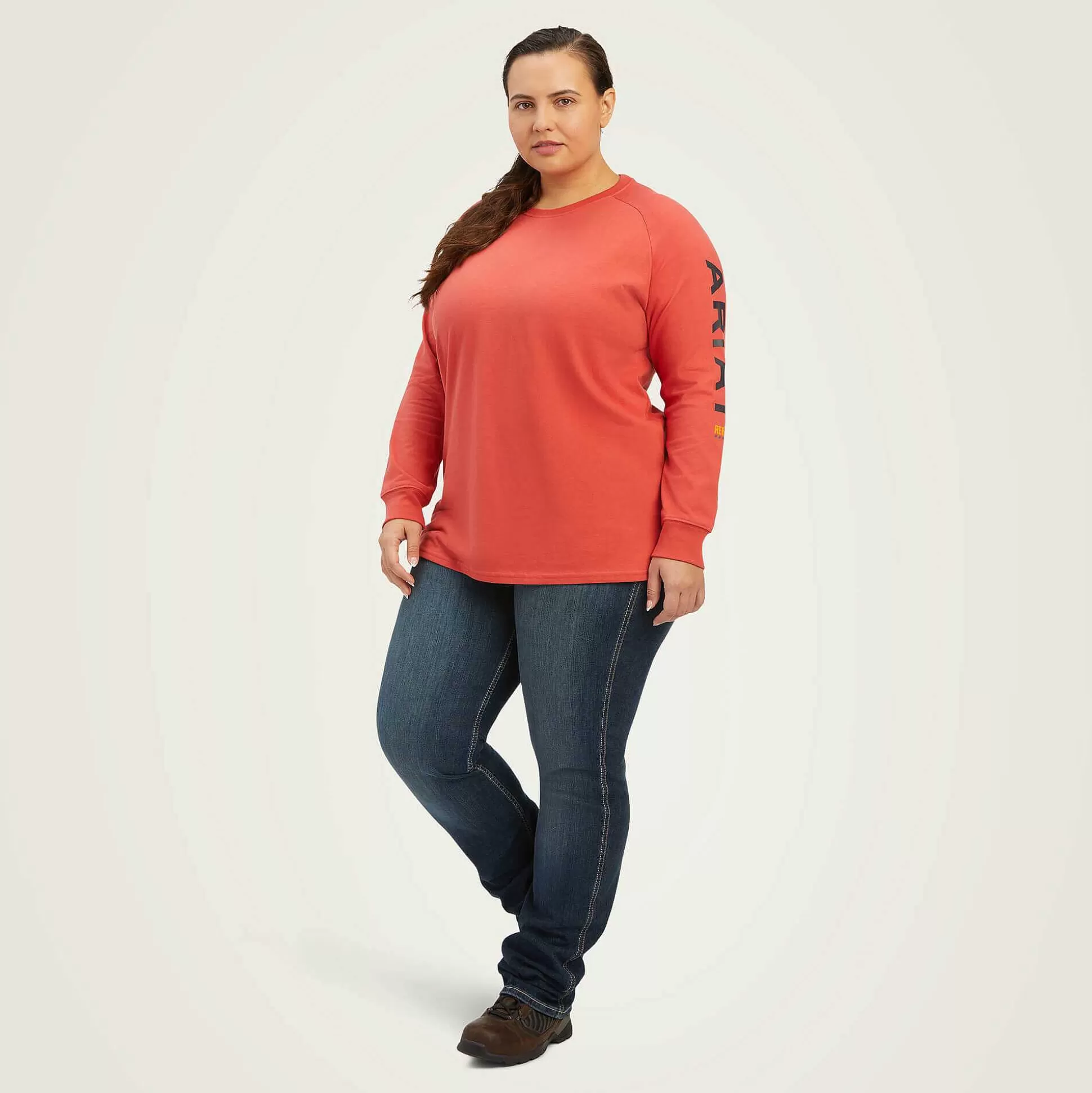 ariat T-Shirts & Tops*Rebar Cotton Strong Logo Graphic