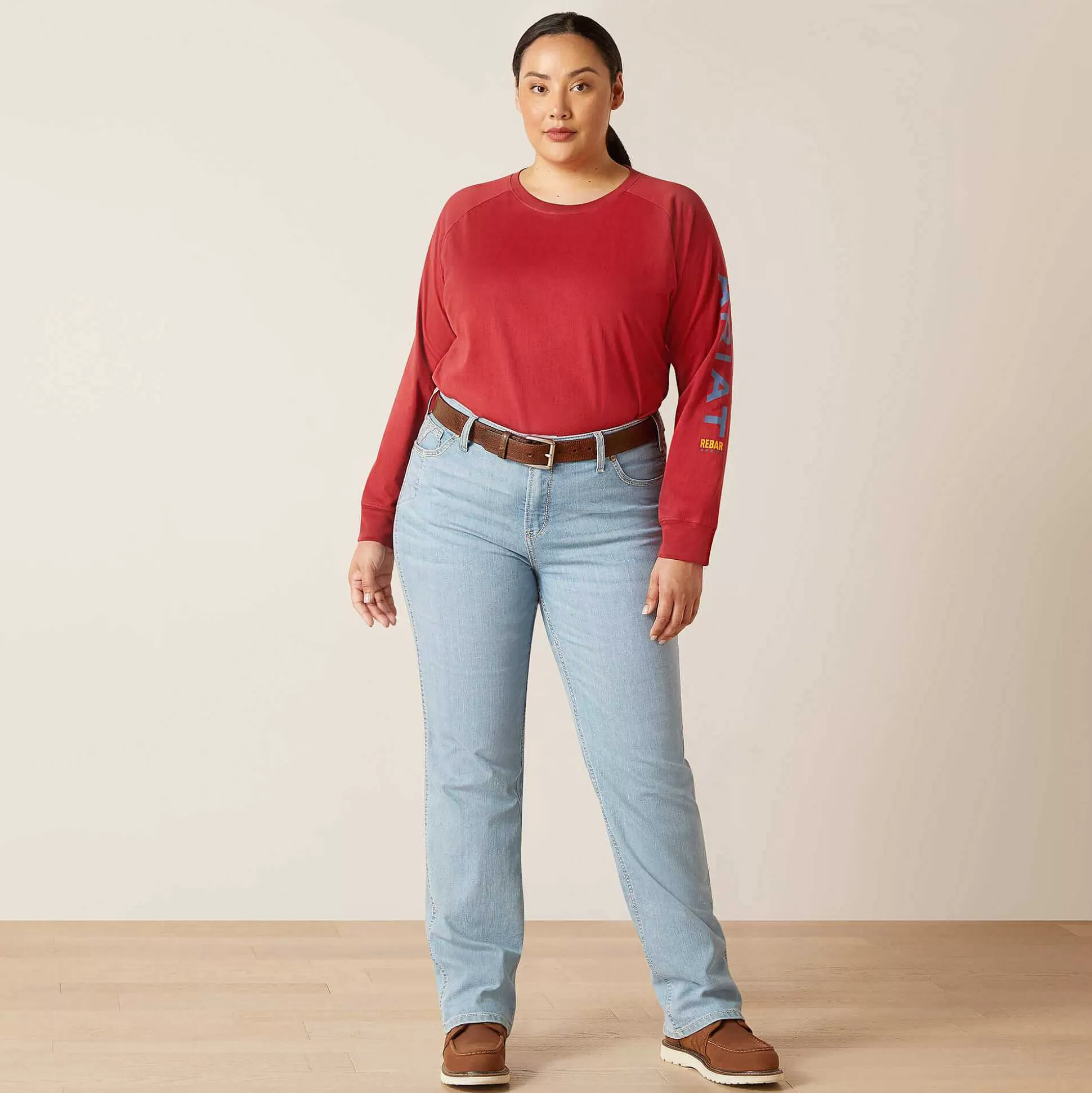 ariat T-Shirts & Tops*Rebar Cotton Strong Logo Graphic