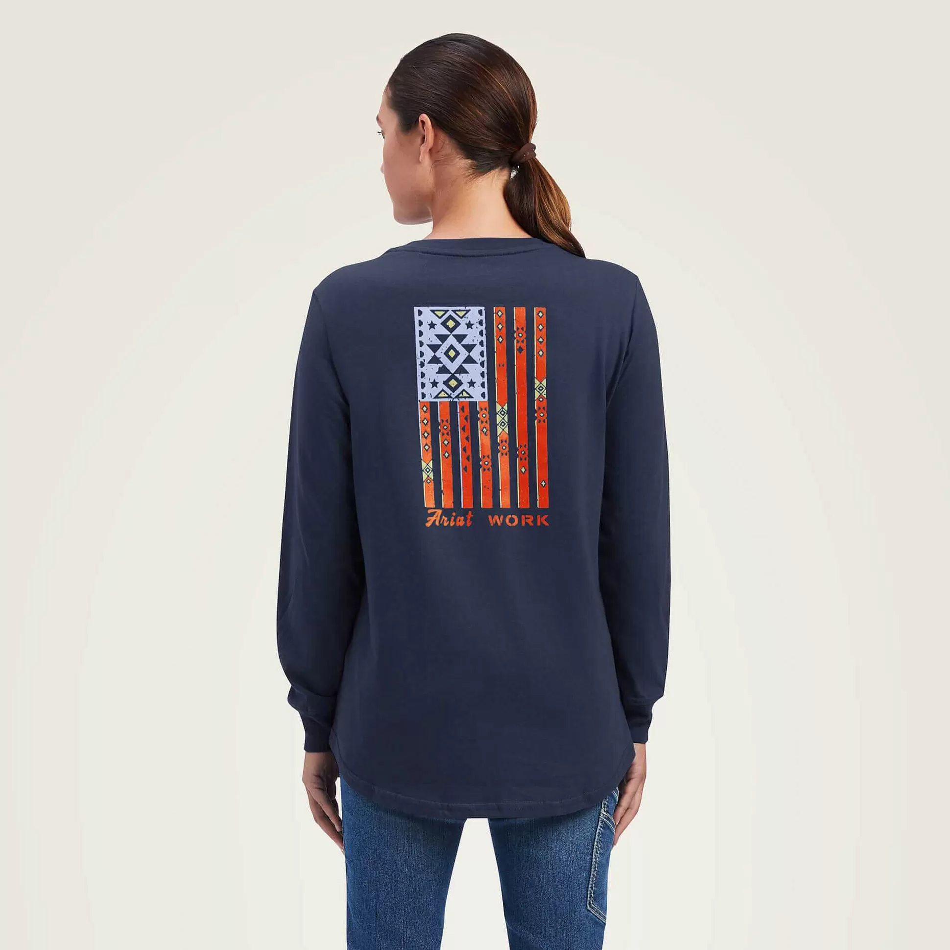ariat T-Shirts & Tops*Rebar Cotton Strong Southwest Graphic T-Shirt