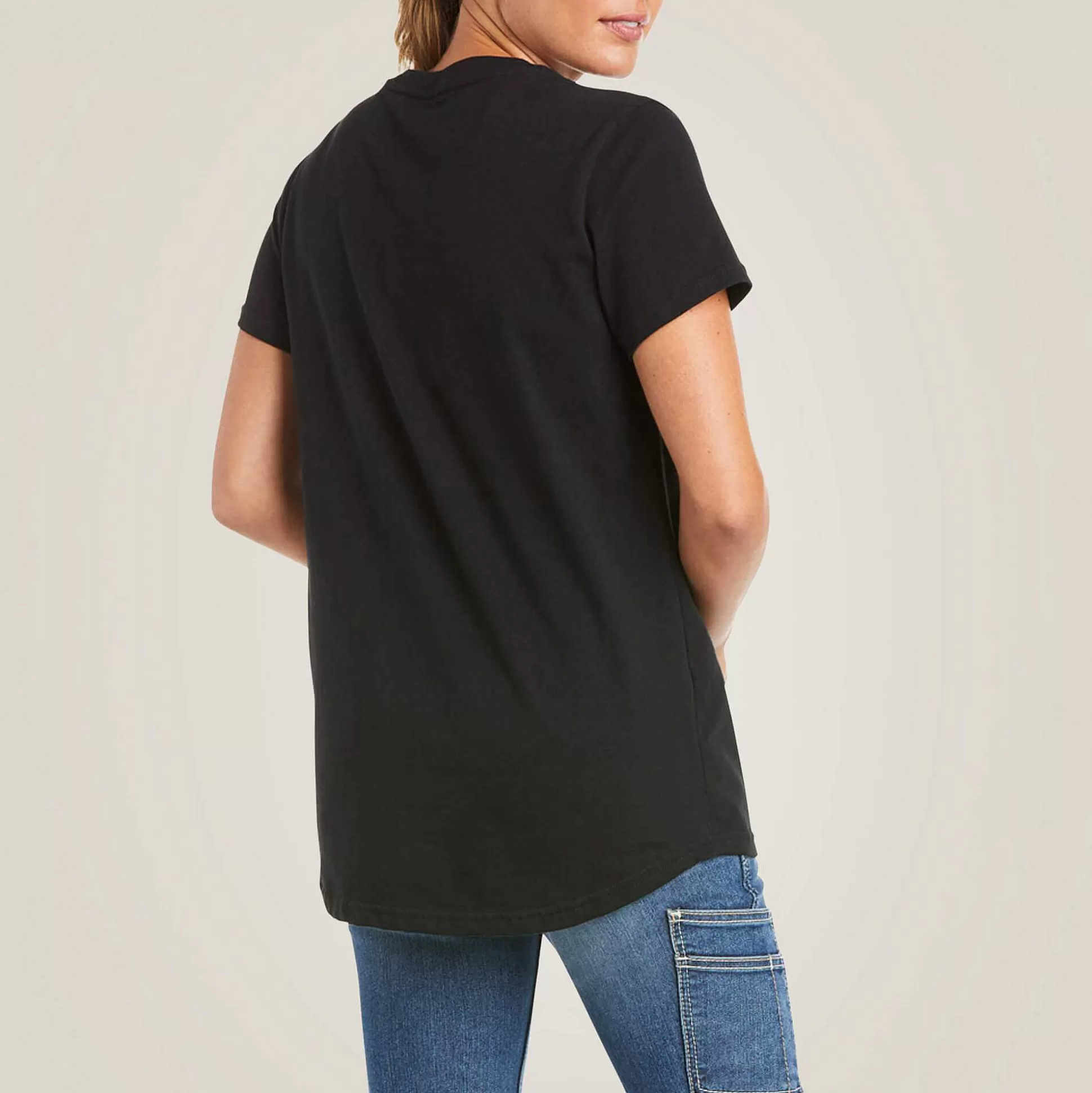 ariat T-Shirts & Tops*Rebar Cotton Strong V-Neck Top