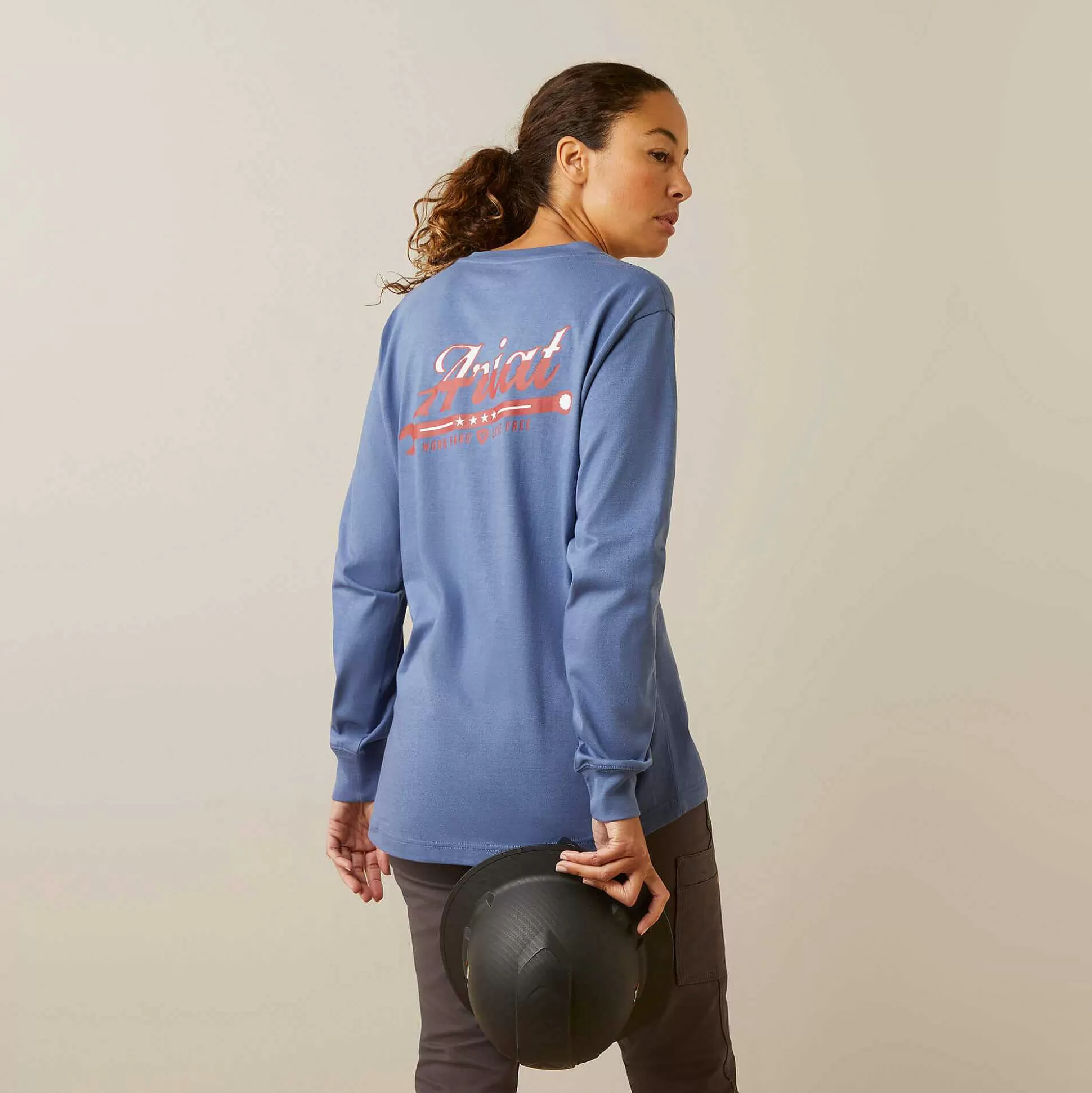 ariat T-Shirts & Tops*Rebar Cotton Strong Work Hard