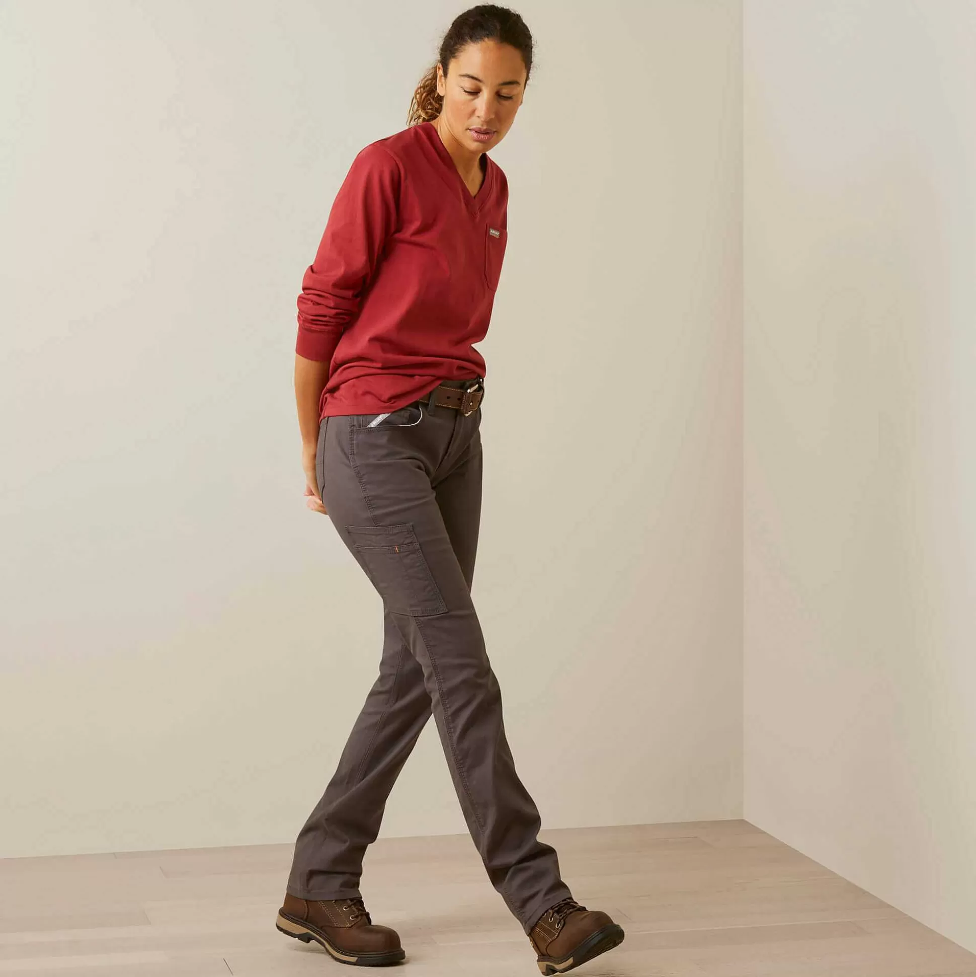 ariat T-Shirts & Tops*Rebar Cotton Strong Work Hard