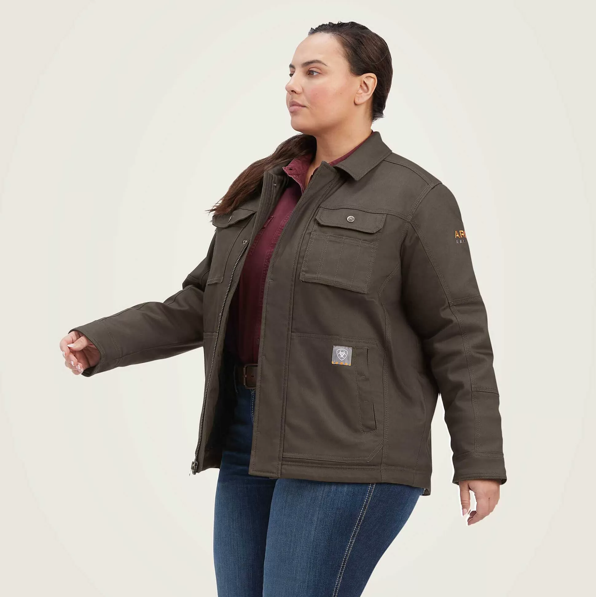 ariat Jackets & Vests*Rebar Duracanvas Sherpa-Lined Coat