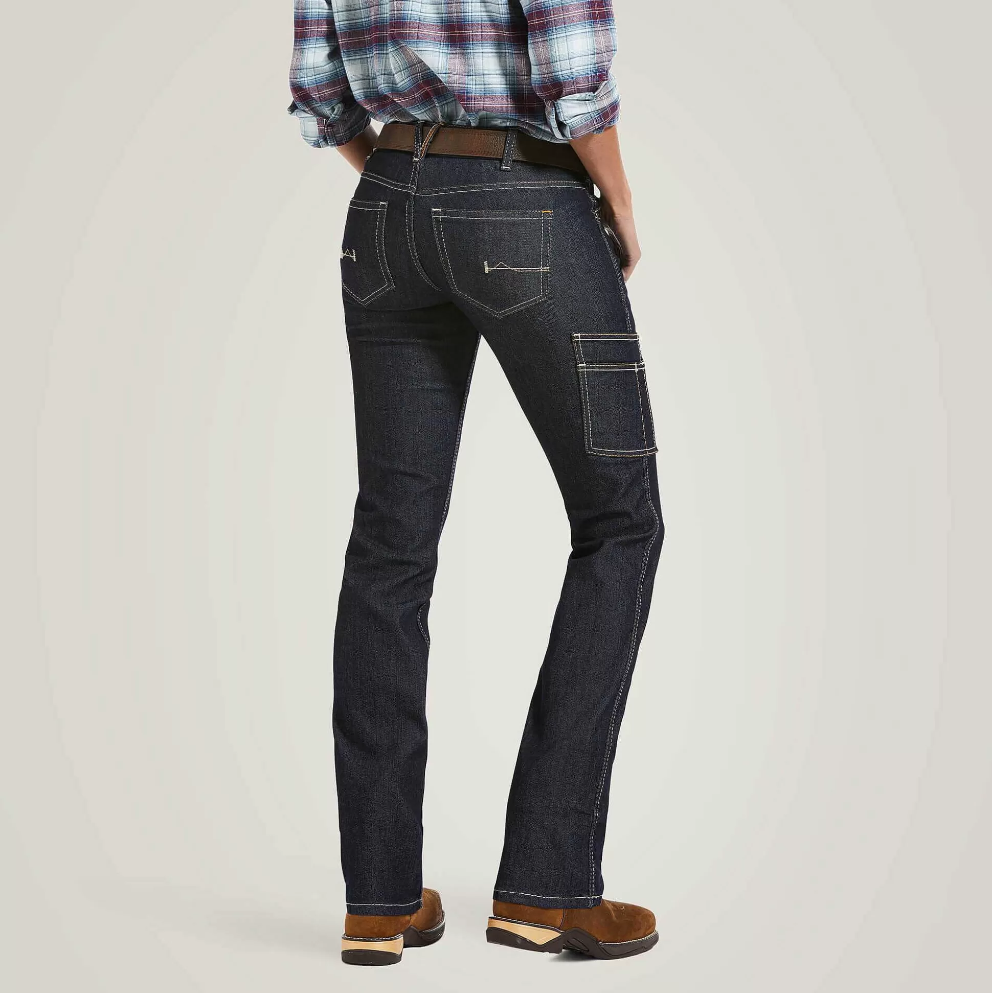ariat Denim*Rebar Durastretch Raven Straight Leg Jean