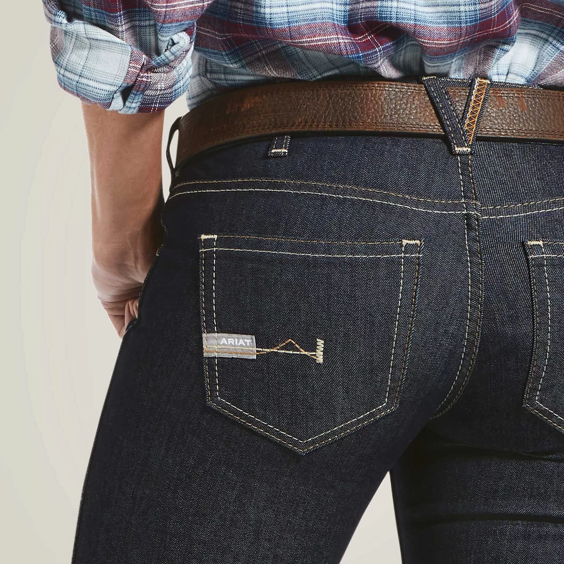 ariat Denim*Rebar Durastretch Raven Straight Leg Jean