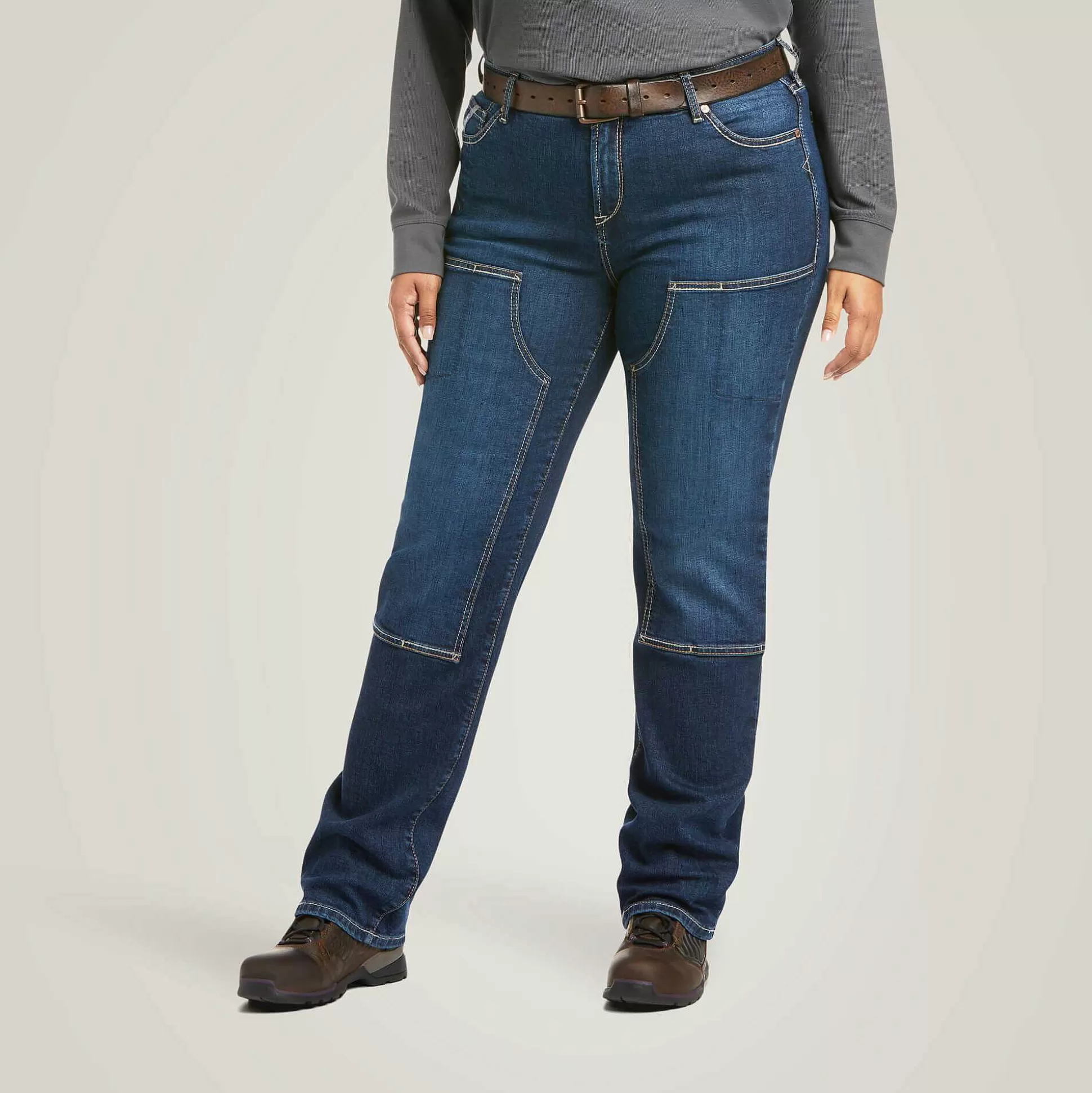 ariat Denim*Rebar Durastretch Riveter Double Front Straight Jean