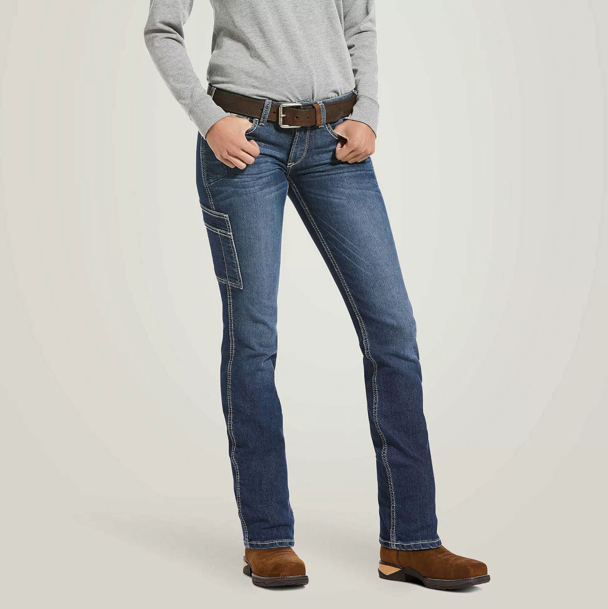 ariat Denim*Rebar Durastretch Riveter Straight Leg Jean
