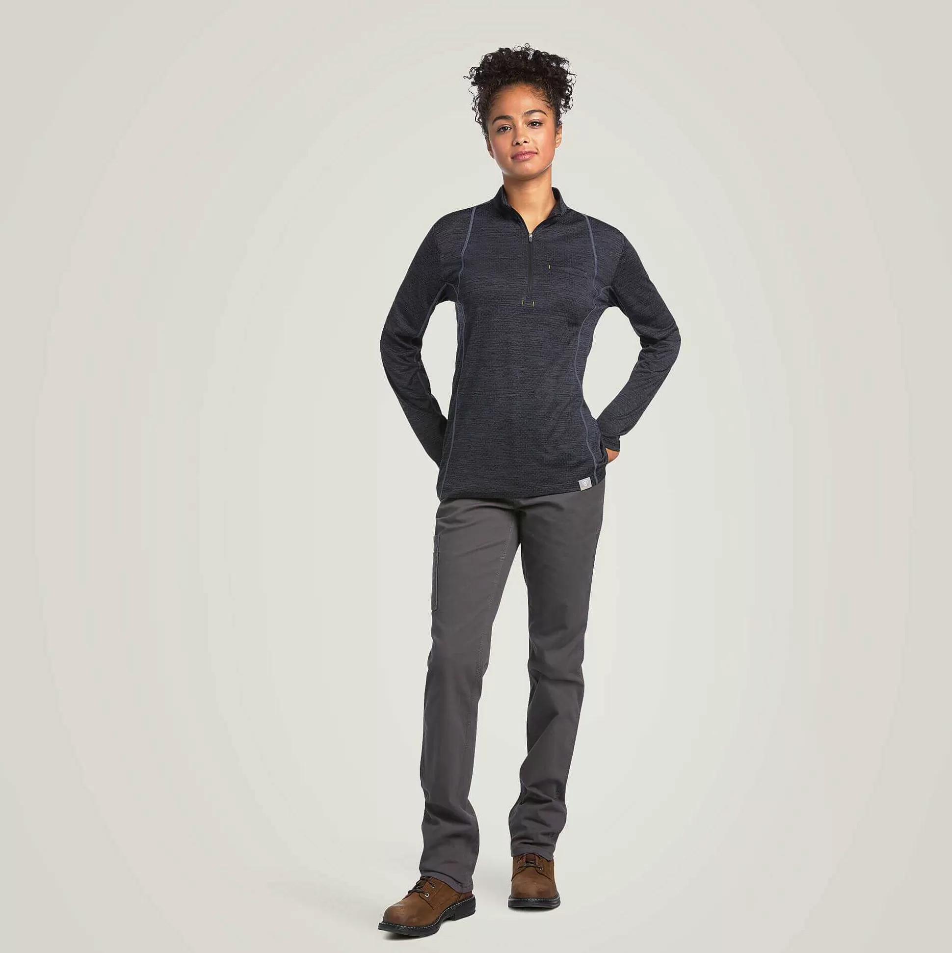 ariat T-Shirts & Tops*Rebar Evolution 1/2 Zip Top