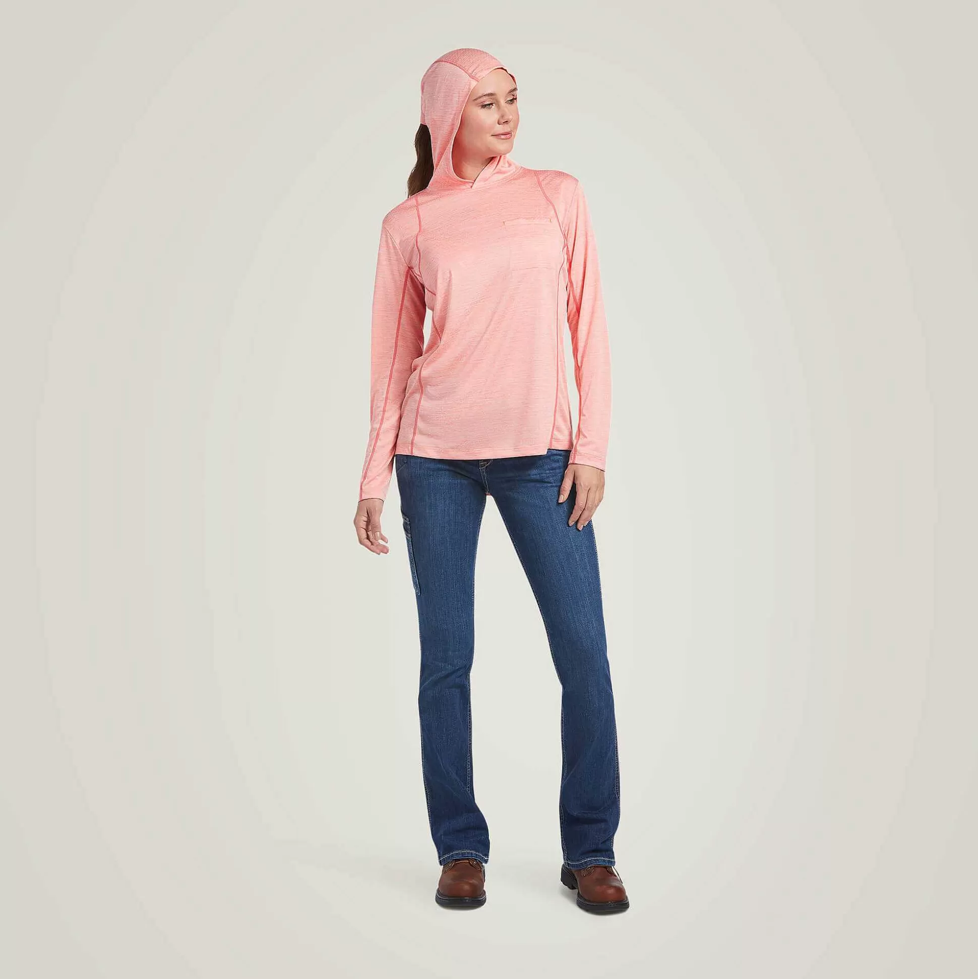 ariat T-Shirts & Tops*Rebar Evolution Hooded Sun T-Shirt