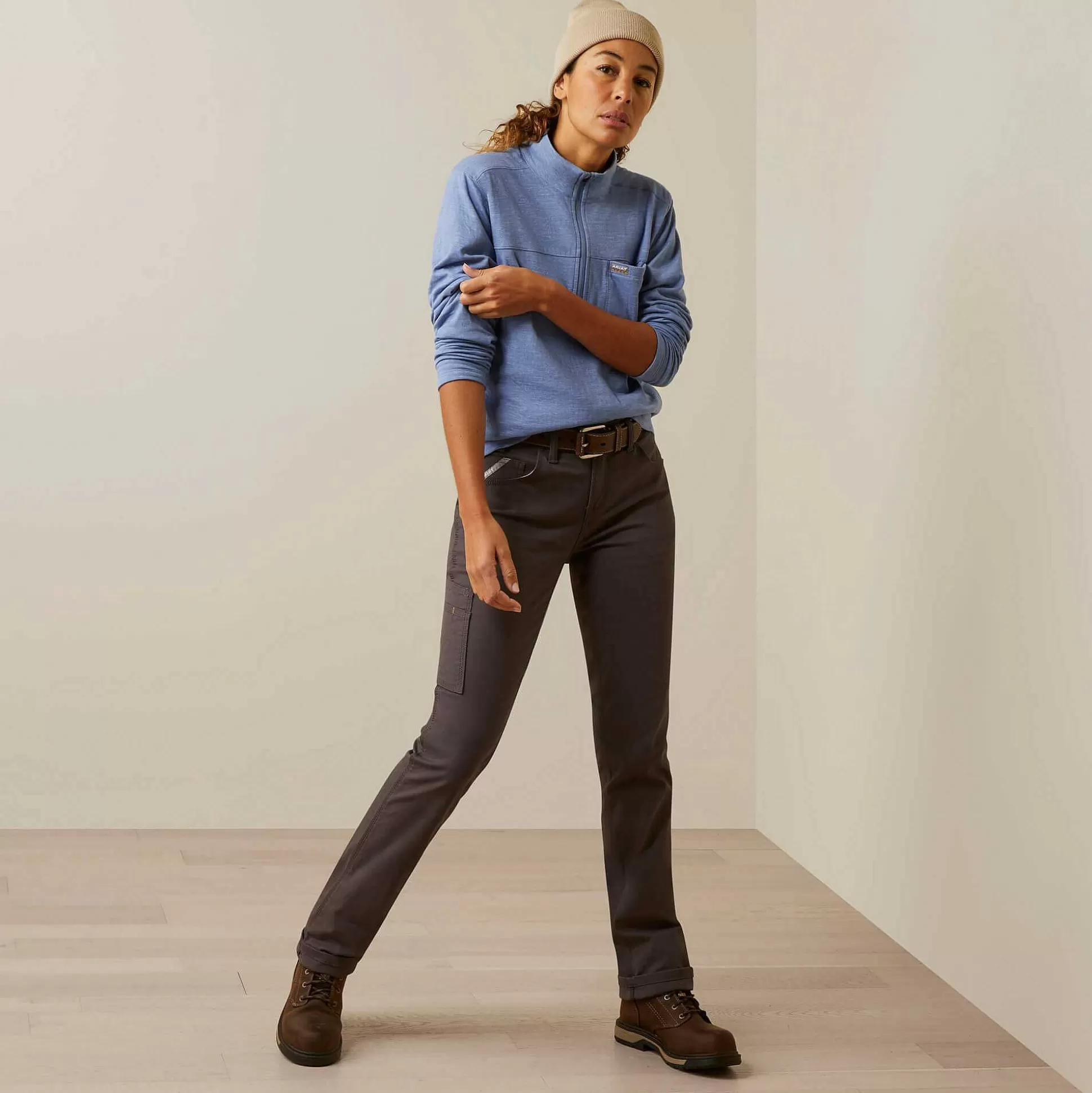 ariat T-Shirts & Tops*Rebar Foundation 1/4 Zip Shirt