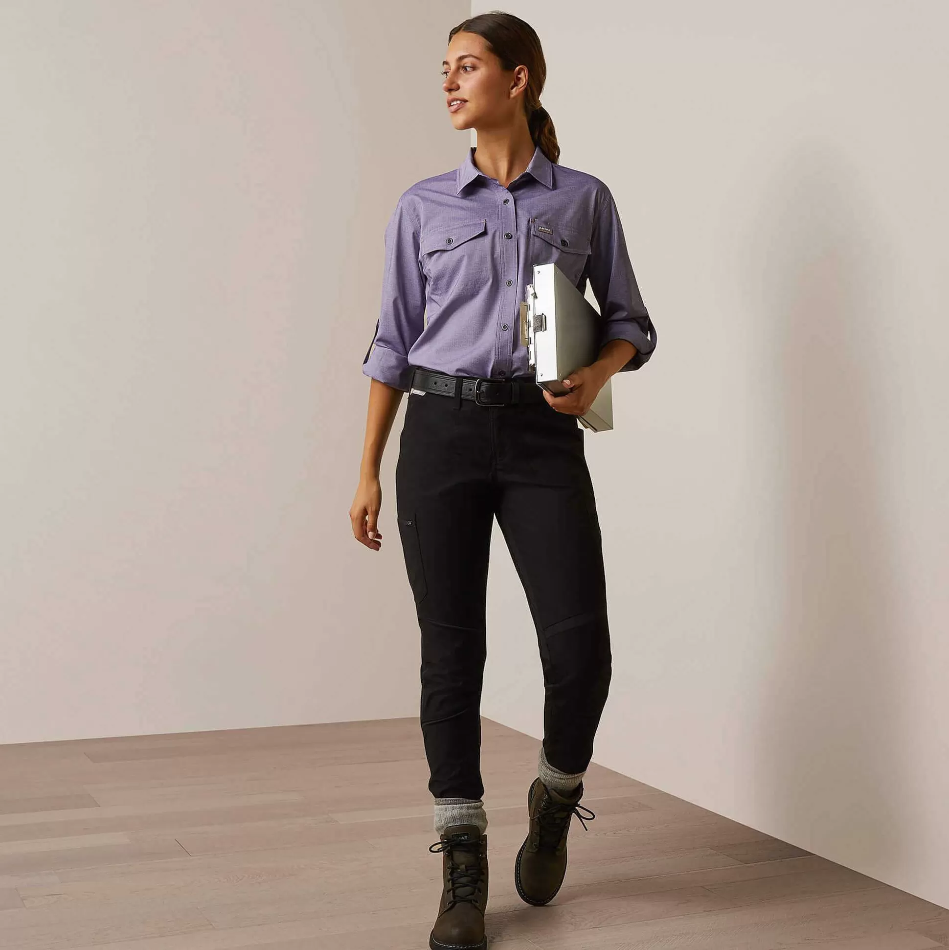 ariat T-Shirts & Tops*Rebar Made Tough Venttek Durastretch Work Shirt