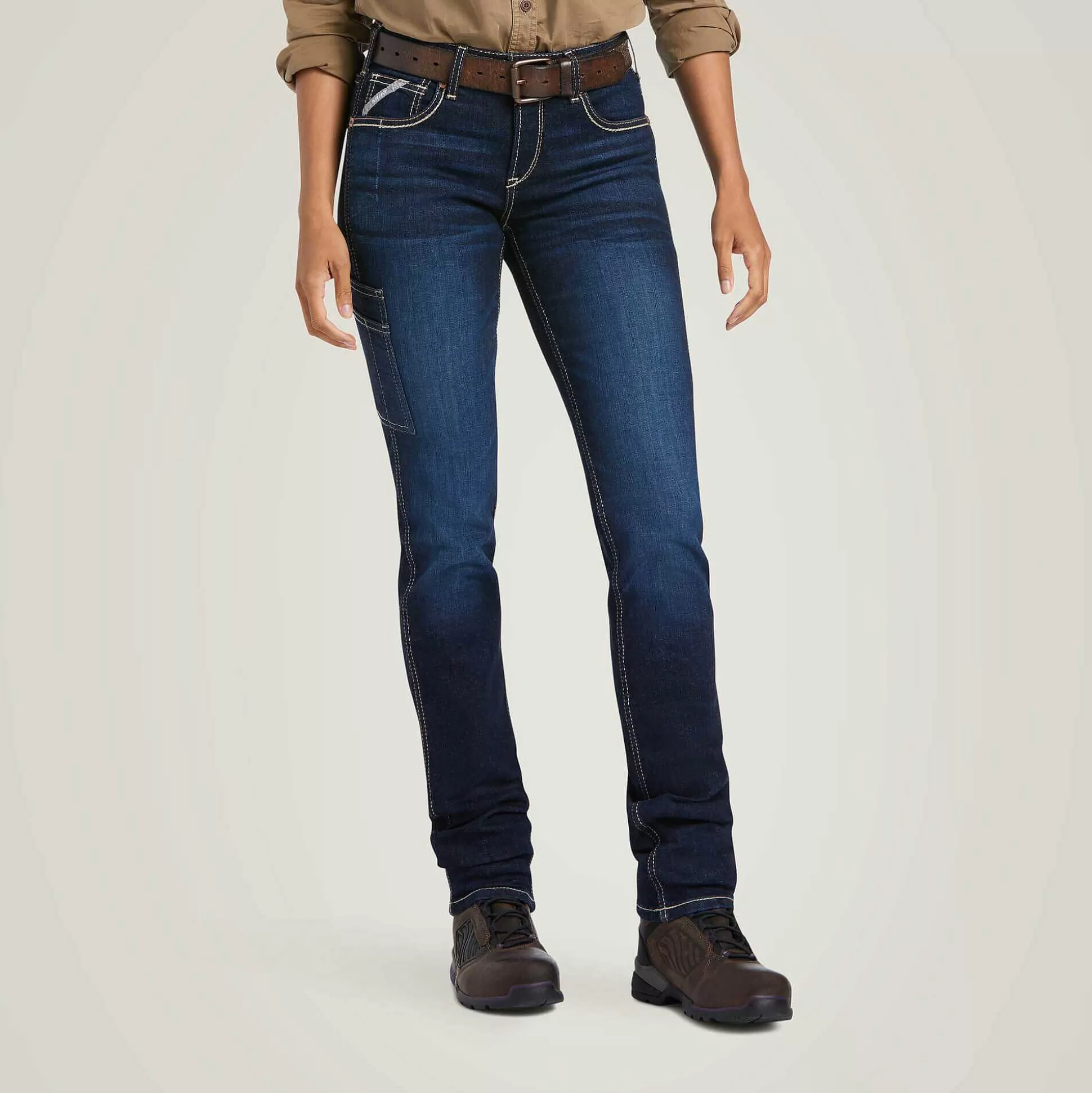 ariat Denim*Rebar Perfect Rise Work Flex Riveter Slim Leg Jean