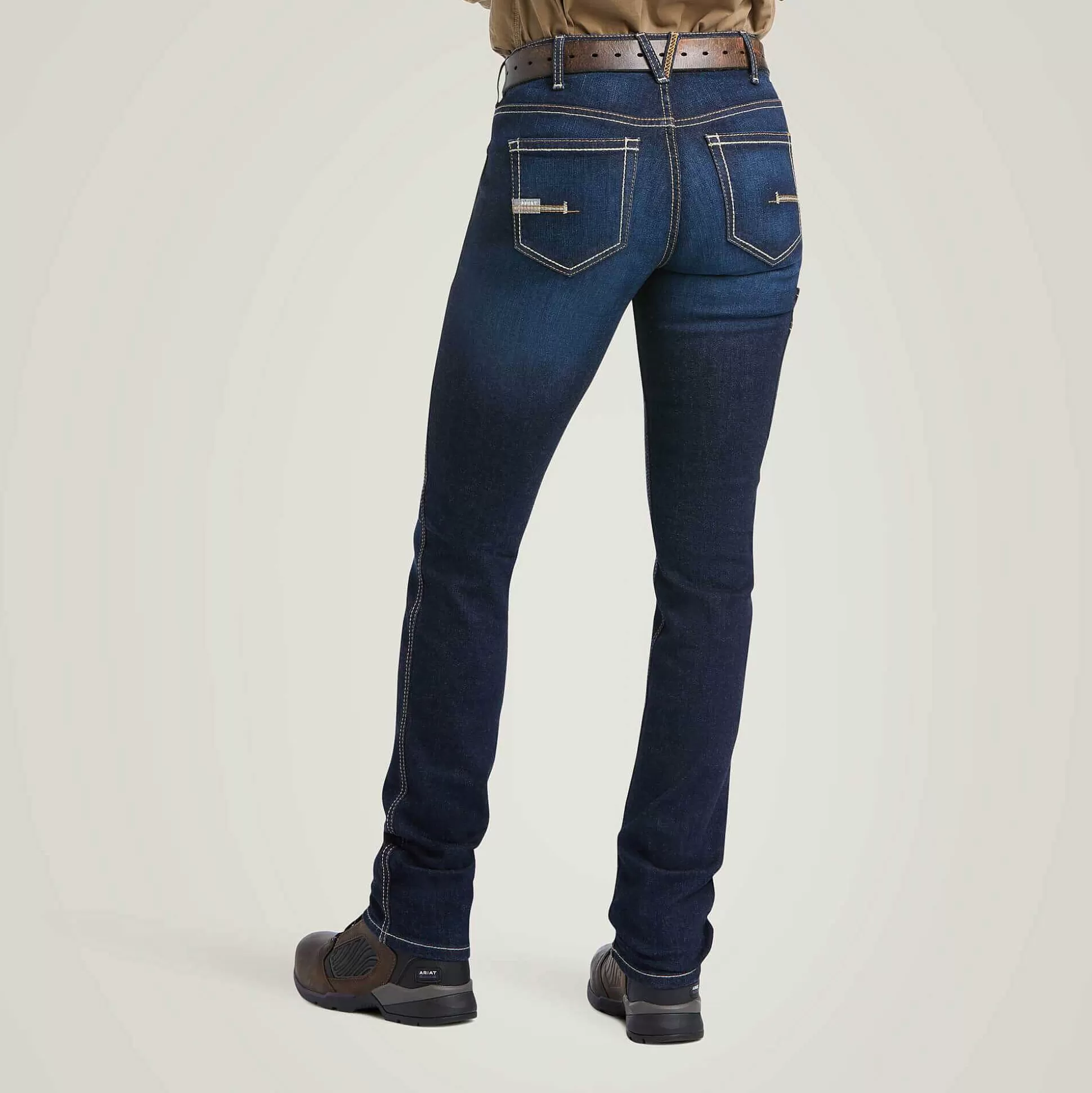 ariat Denim*Rebar Perfect Rise Work Flex Riveter Slim Leg Jean