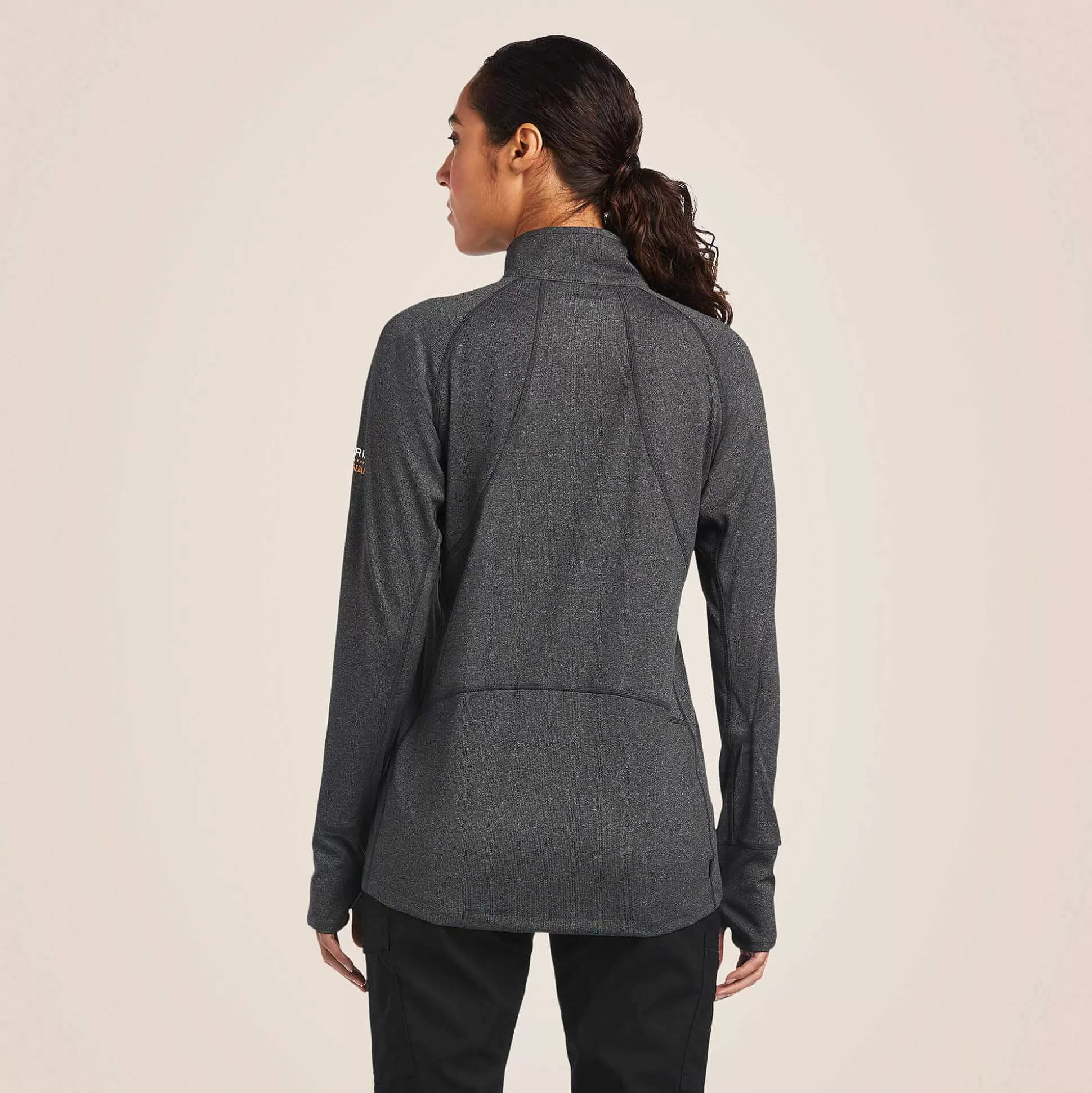ariat T-Shirts & Tops*Rebar Polartec Elite Zip Baselayer