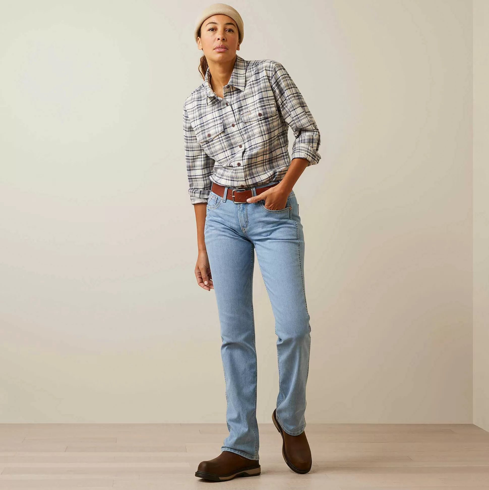 ariat Denim*Rebar Riveter Straight Jean