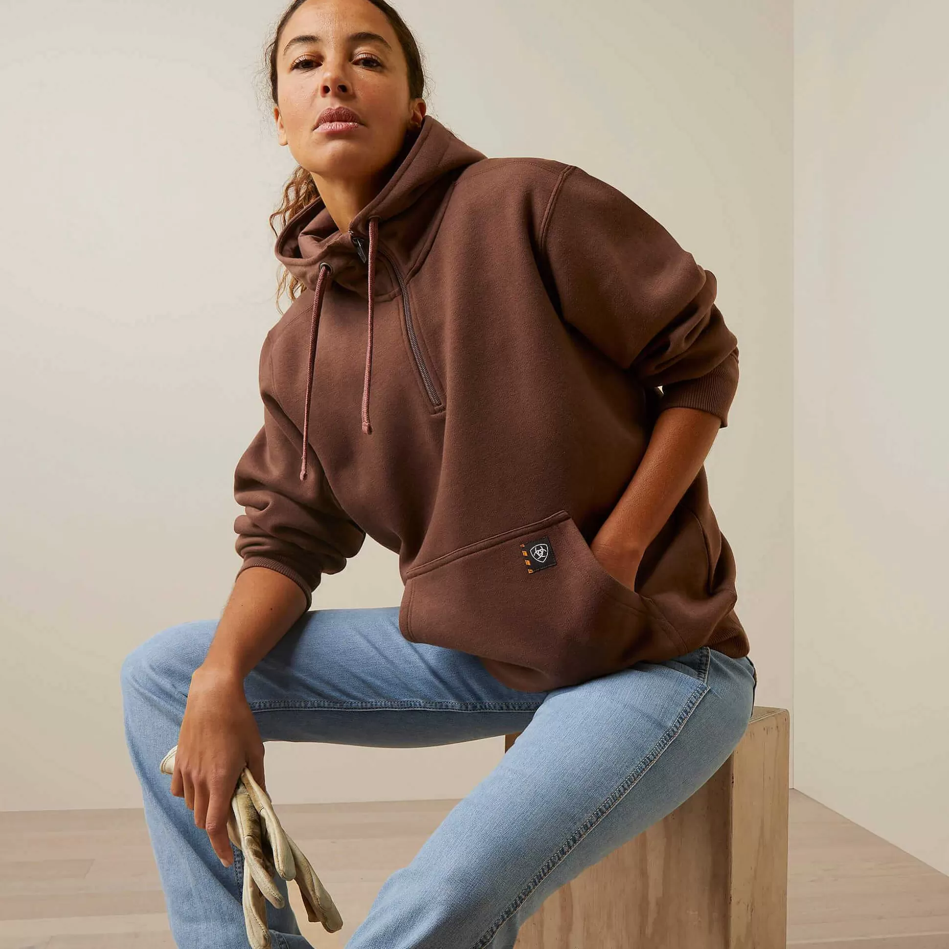 ariat Sweatshirts & Hoodies*Rebar Skill Set 1/2 Zip Hoodie