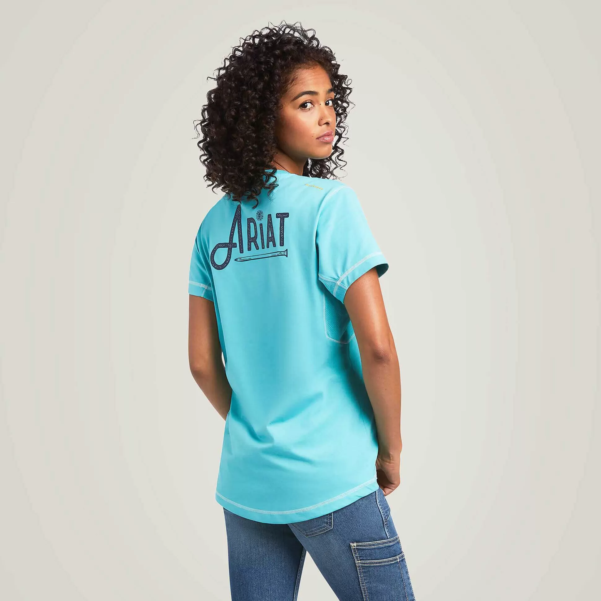 ariat T-Shirts & Tops*Rebar Workman Graphic Logo T-Shirt