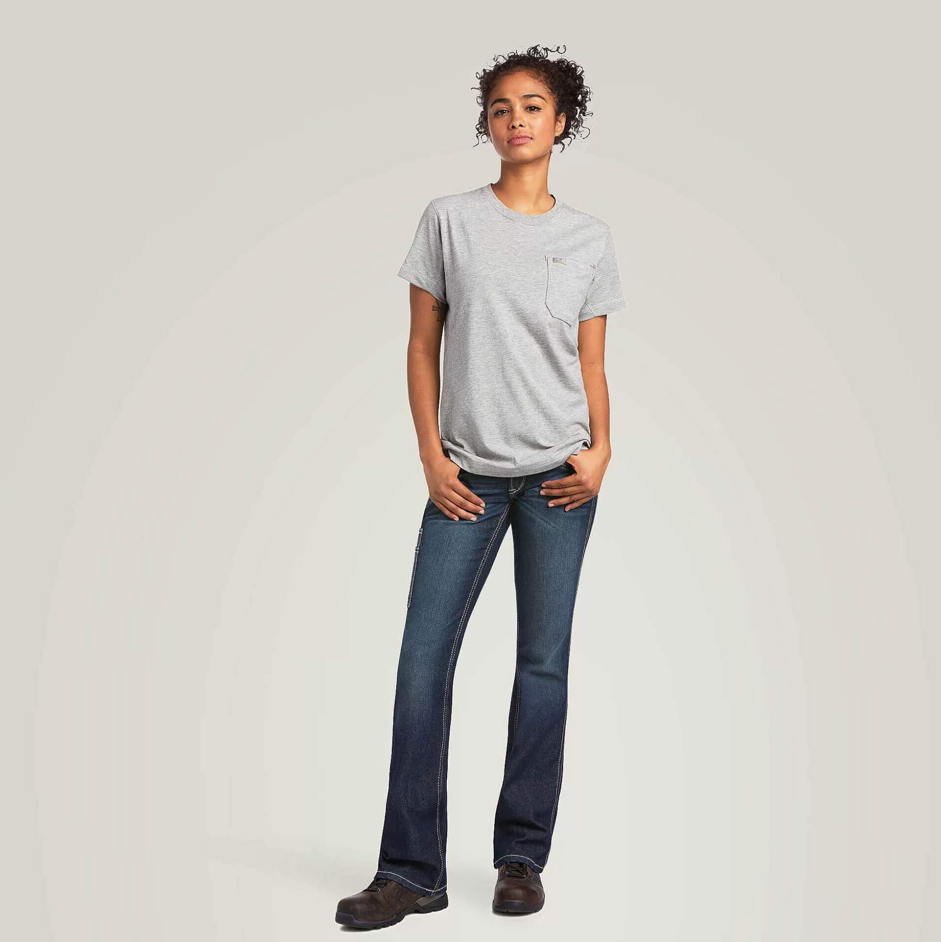 ariat T-Shirts & Tops*Rebar Workman Graphic Logo T-Shirt