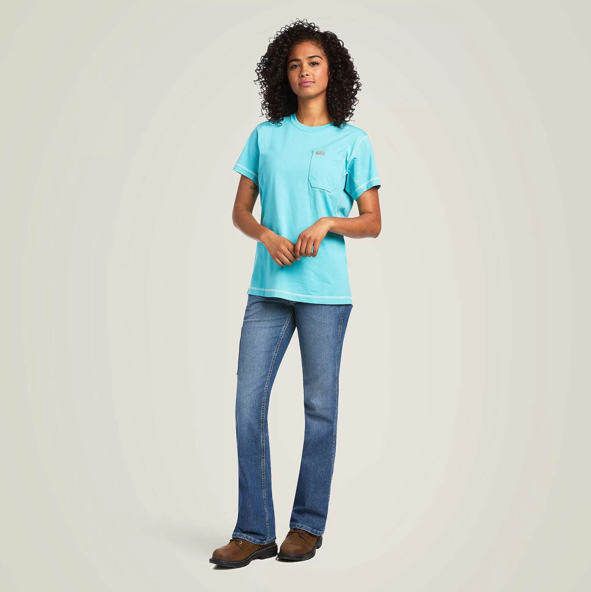 ariat T-Shirts & Tops*Rebar Workman Graphic Logo T-Shirt