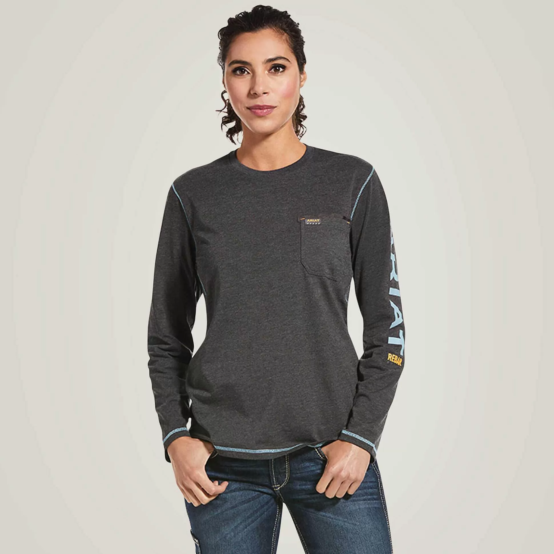 ariat T-Shirts & Tops*Rebar Workman Logo T-Shirt
