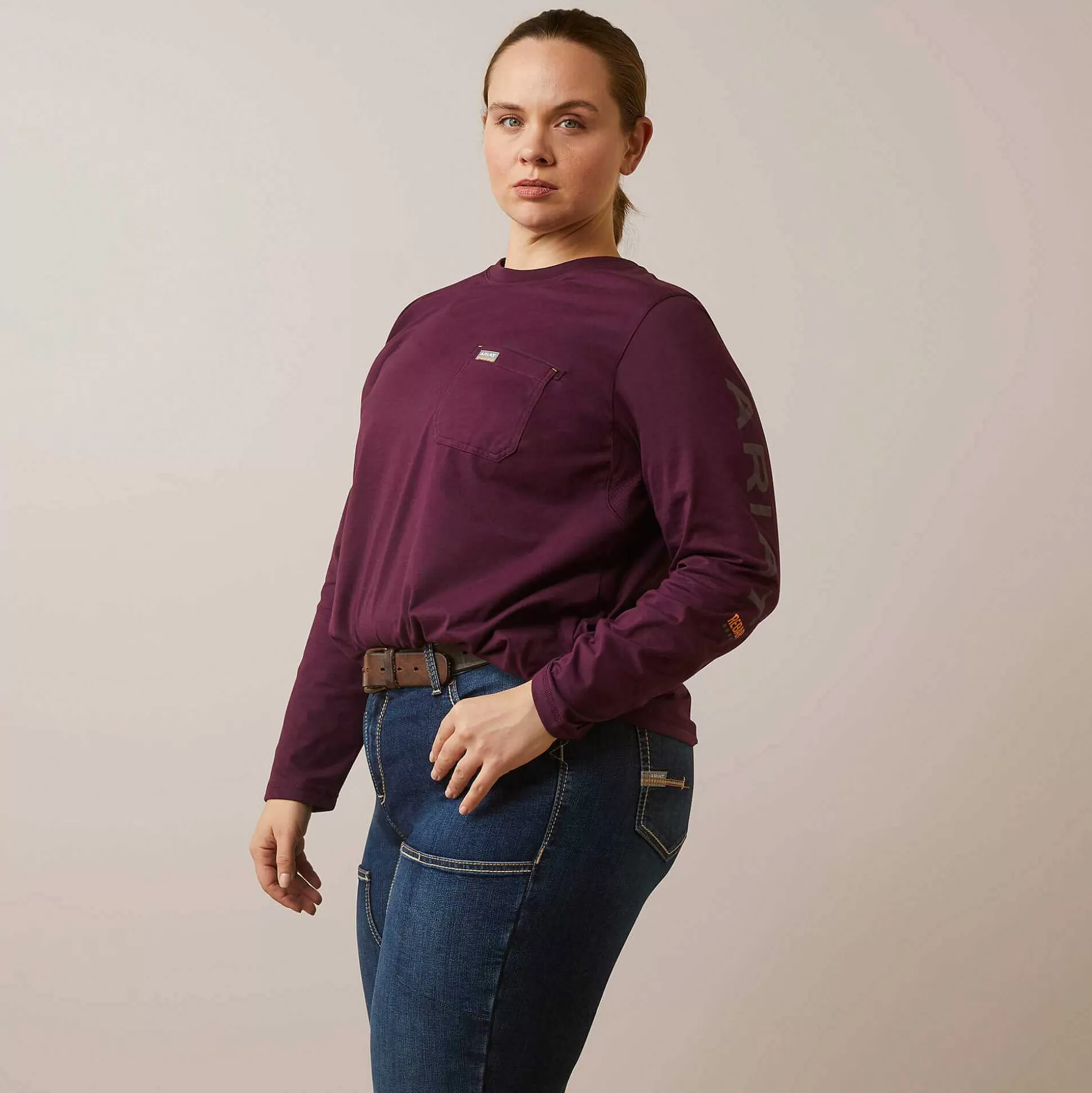 ariat T-Shirts & Tops*Rebar Workman Logo T-Shirt