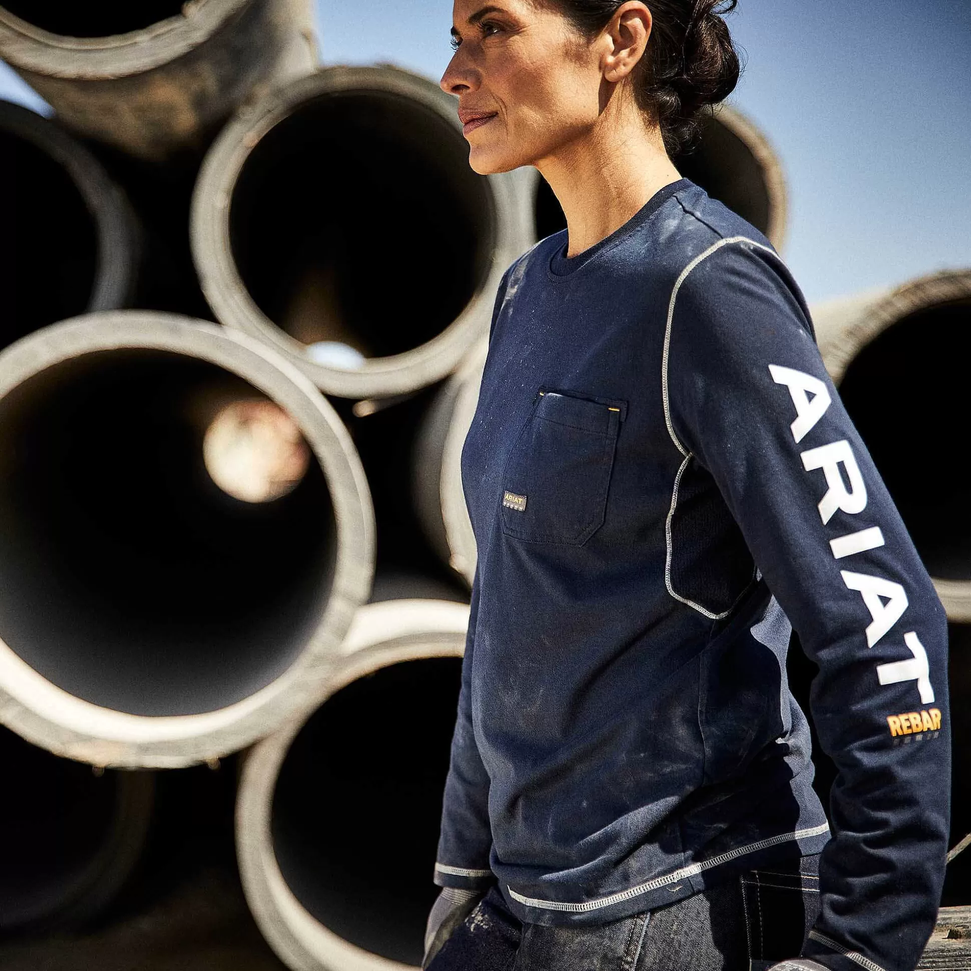 ariat T-Shirts & Tops*Rebar Workman Logo T-Shirt