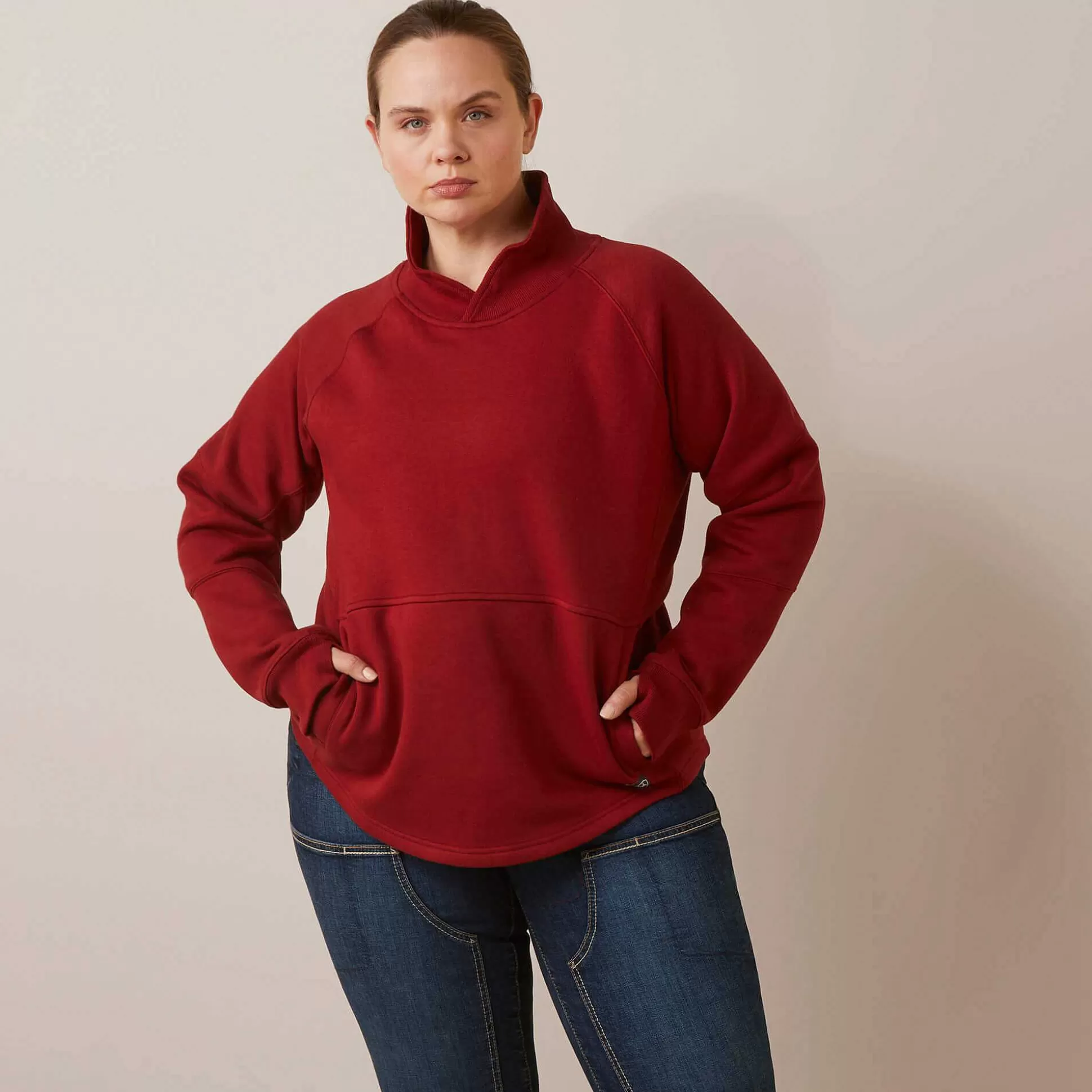 ariat Sweatshirts & Hoodies*Rebar Workman Oversized Funnel Sweatshirt