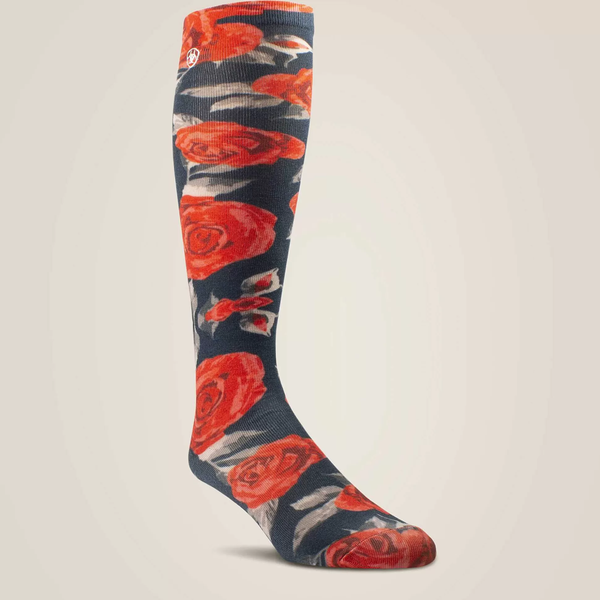 ariat Socks*Red Roses Knee High Sock