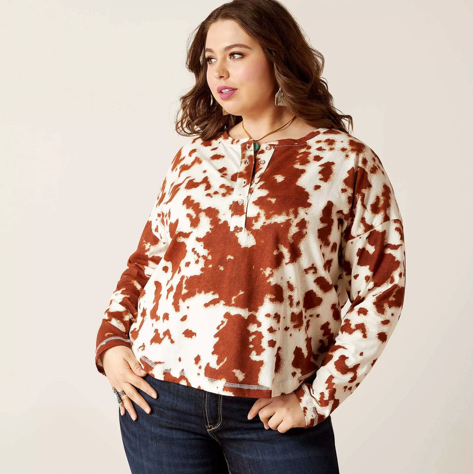 ariat T-Shirts & Tops*Relaxed Henley Top
