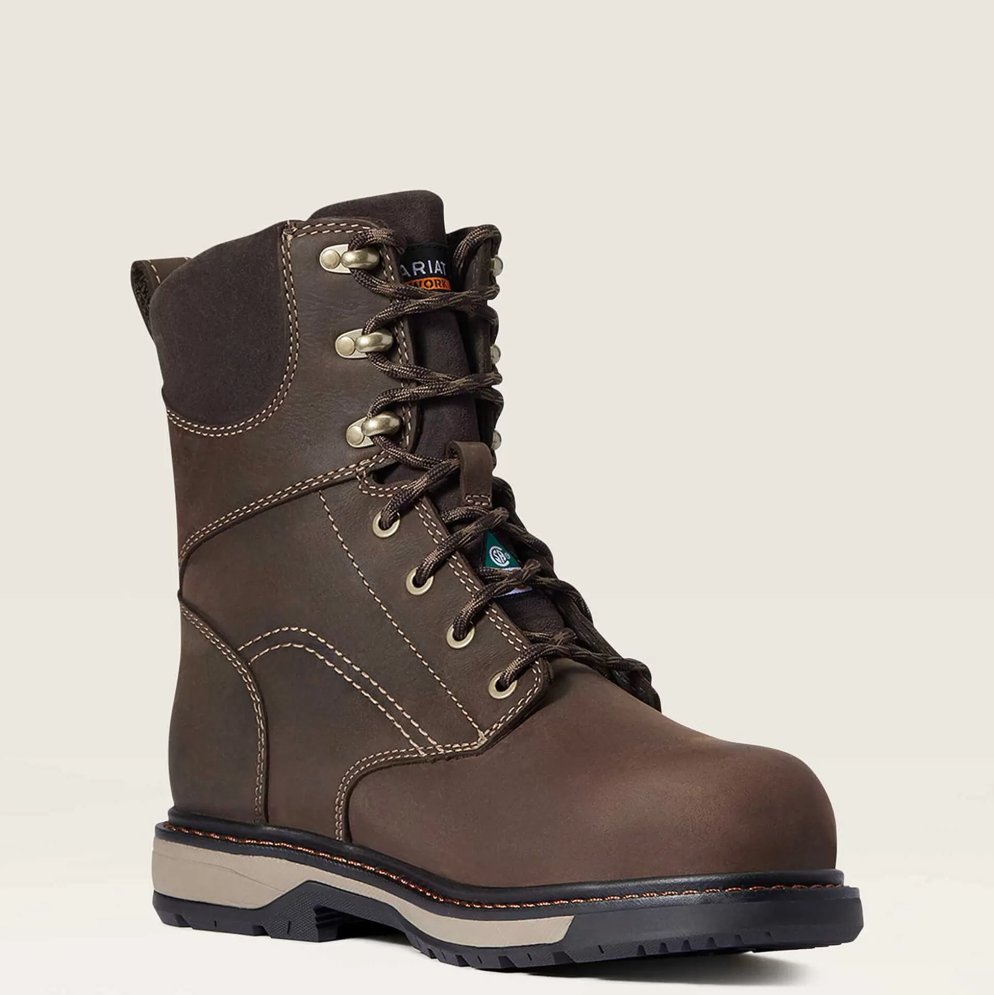 ariat Waterproof Boots*Riveter 8" Csa Glacier Grip Waterproof 400G Composite Toe Work Boot