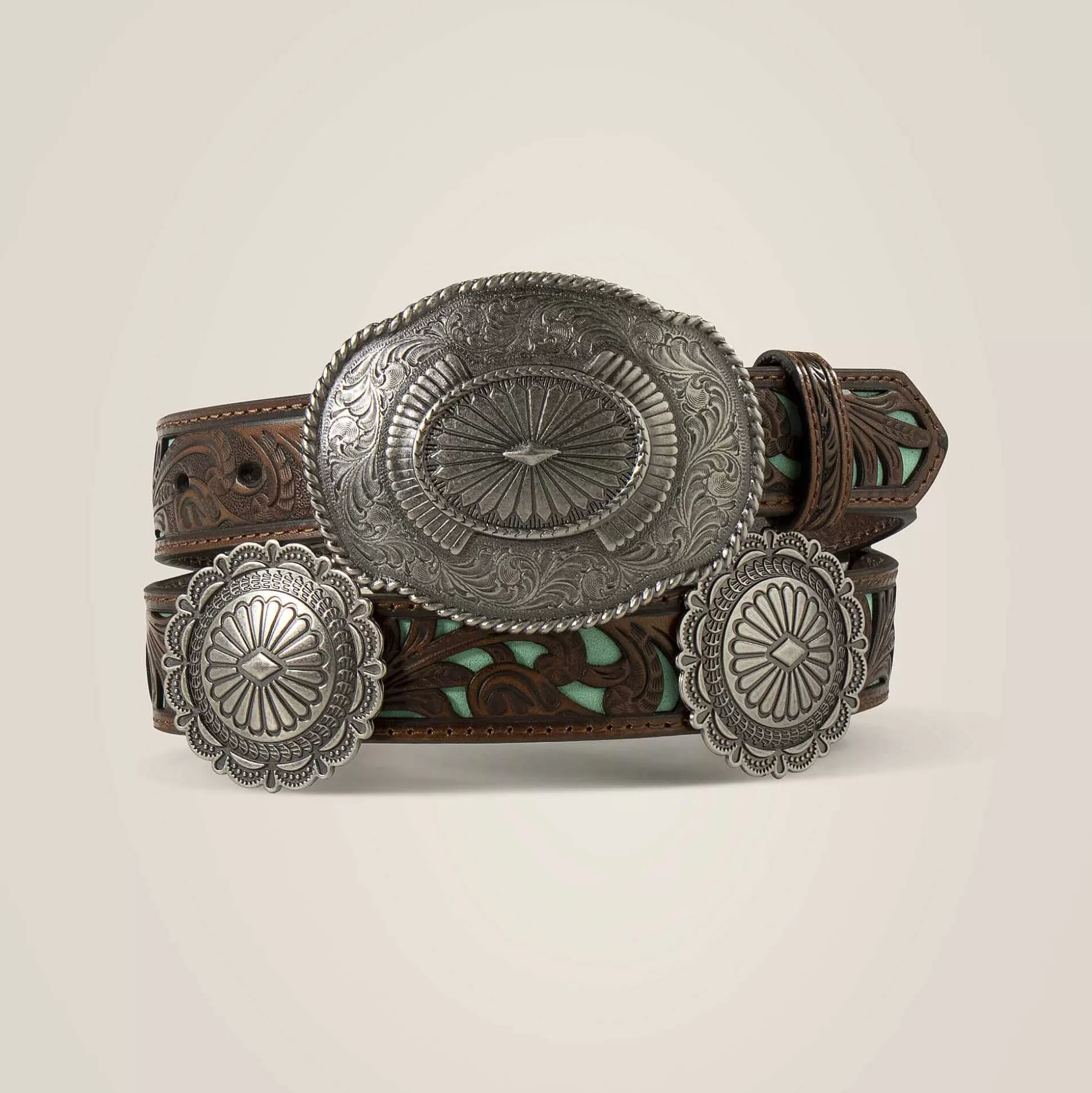 ariat Belts*Round Concho Filigree Belt