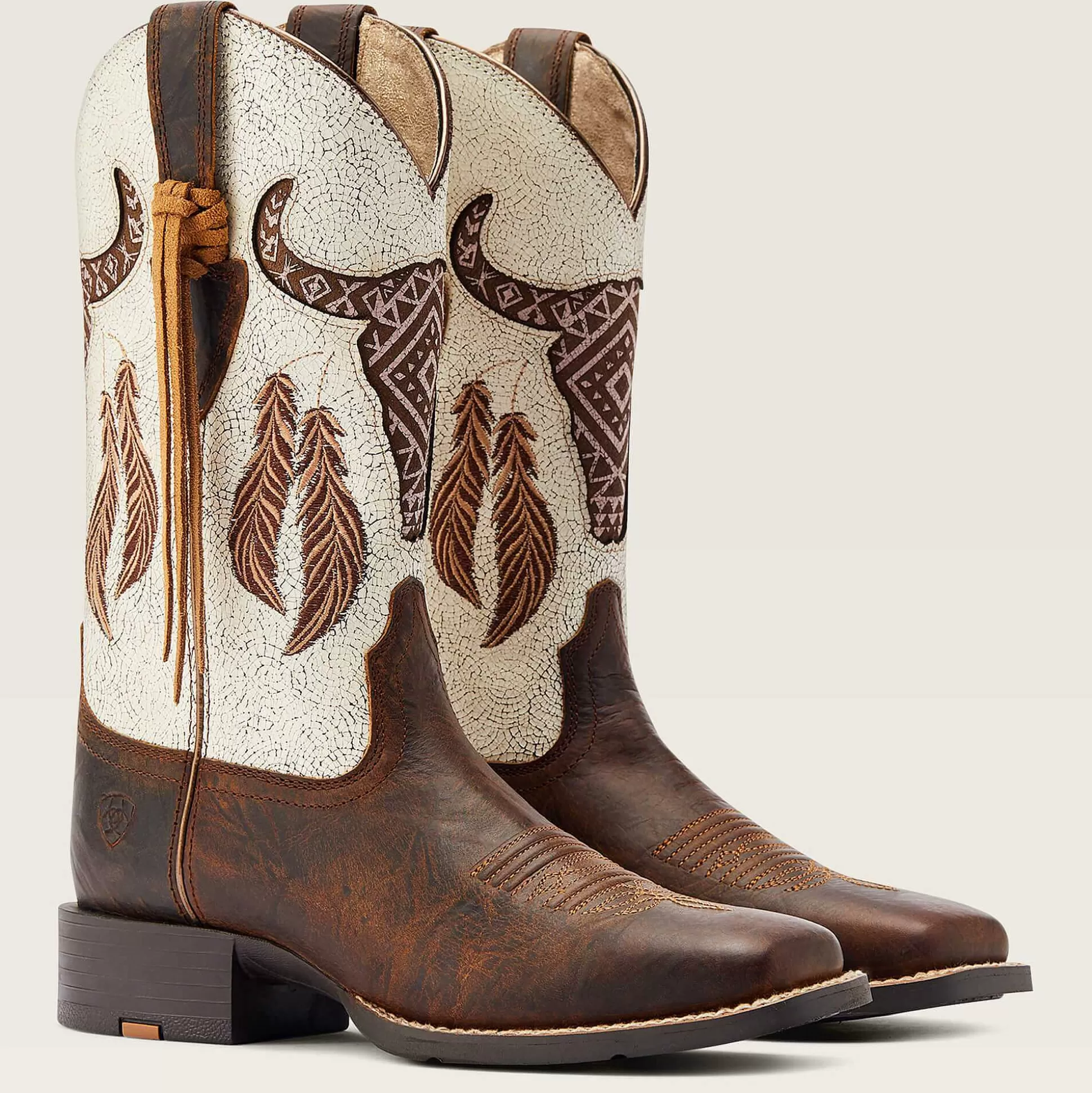 ariat Western Boots*Round Up Southwest Stretchfit Western Boot