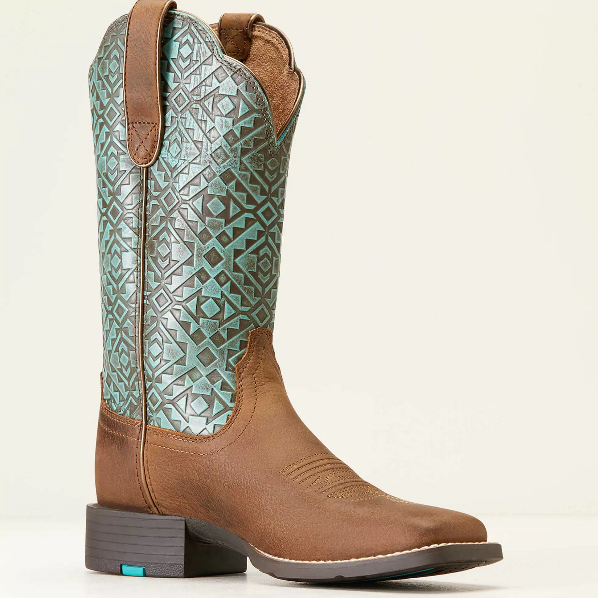 ariat Western Boots*Round Up Wide Square Toe Western Boot