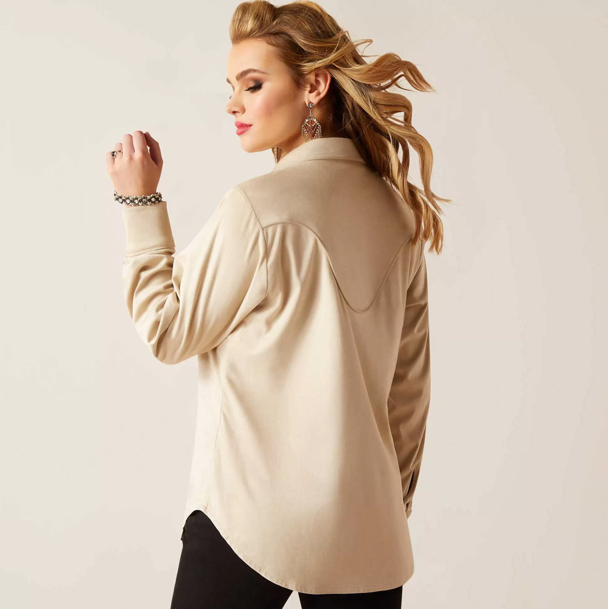 ariat T-Shirts & Tops*Sage Suede Top