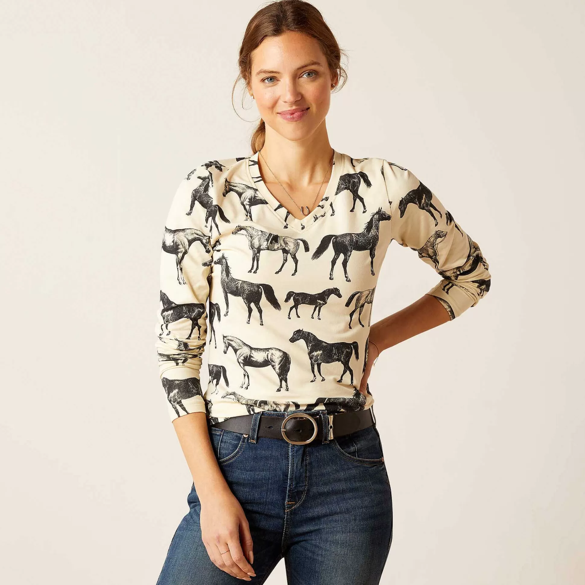 ariat T-Shirts & Tops*Sepia Equine T-Shirt