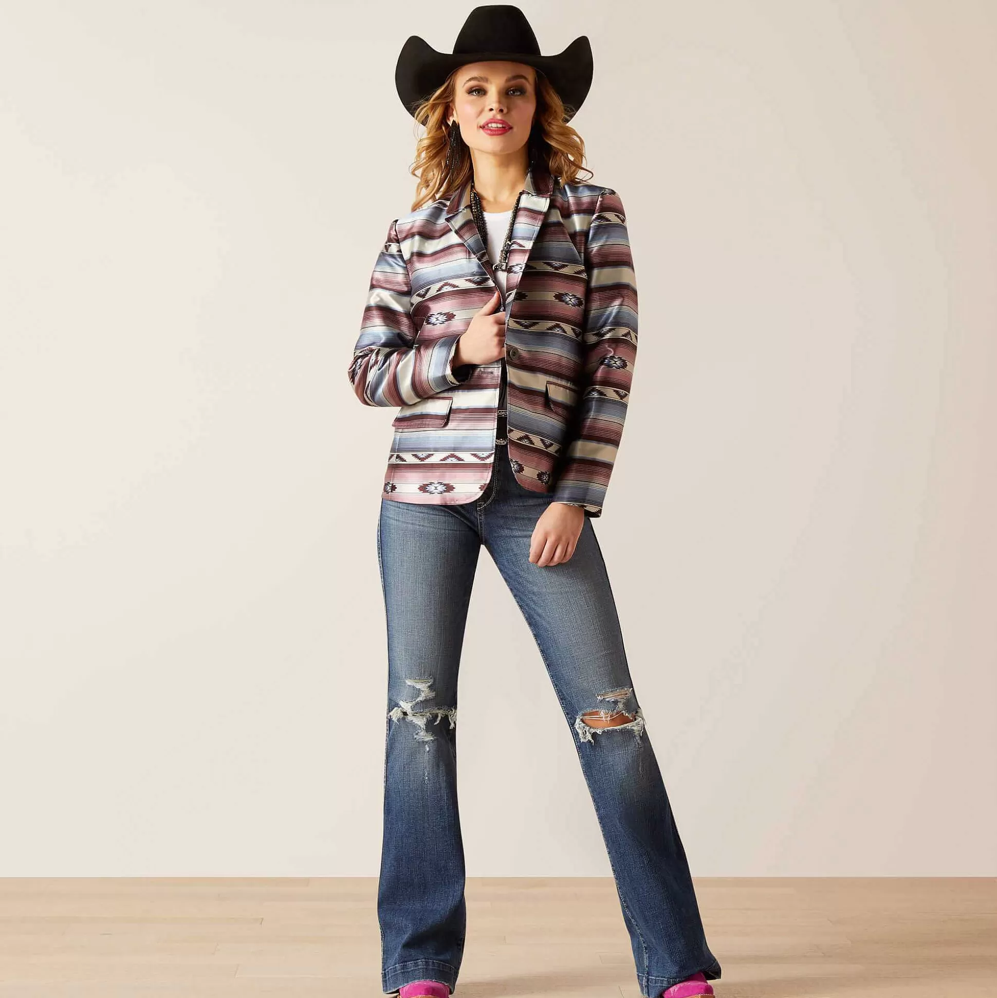 ariat Jackets & Vests*Serape Blazer Coat