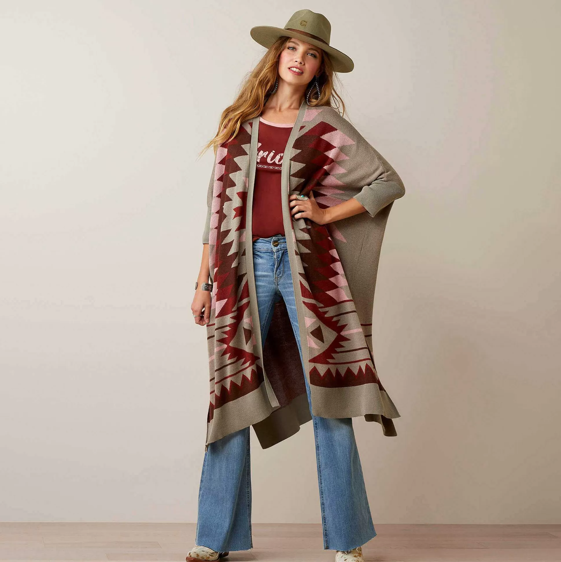 ariat Sweaters & Cardigans*Serape Style Cardigan