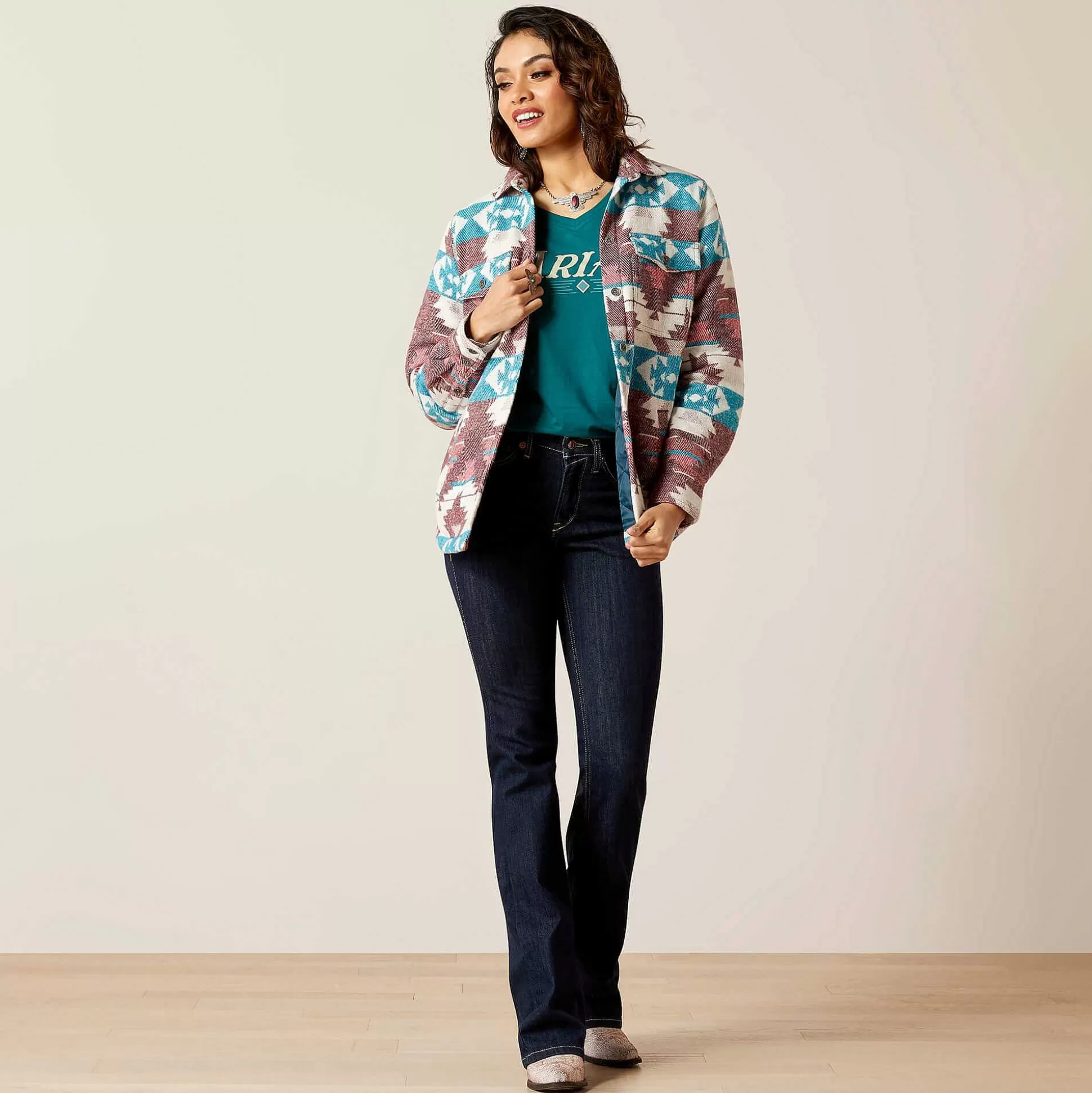 ariat Jackets & Vests*Shacket Shirt Jacket