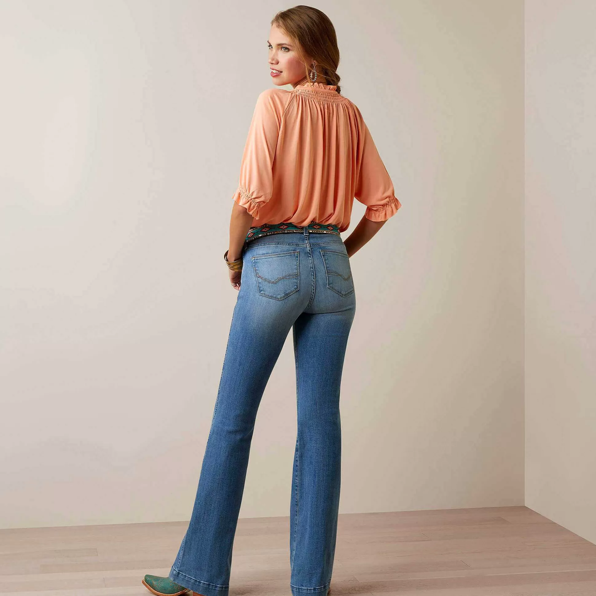 ariat Denim*Slim Trouser Noelle Wide Leg Jean