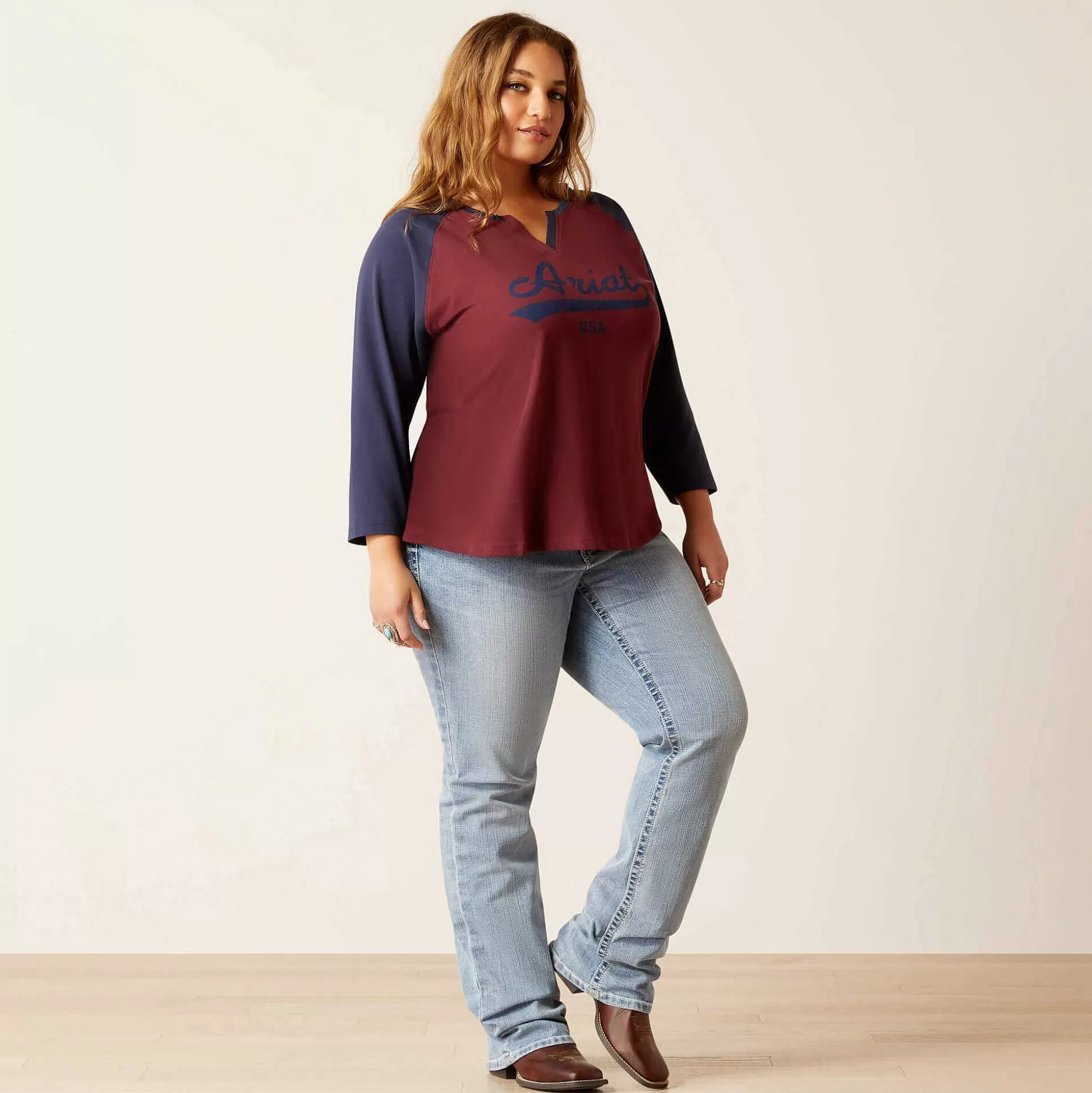 ariat T-Shirts & Tops*Split Neck