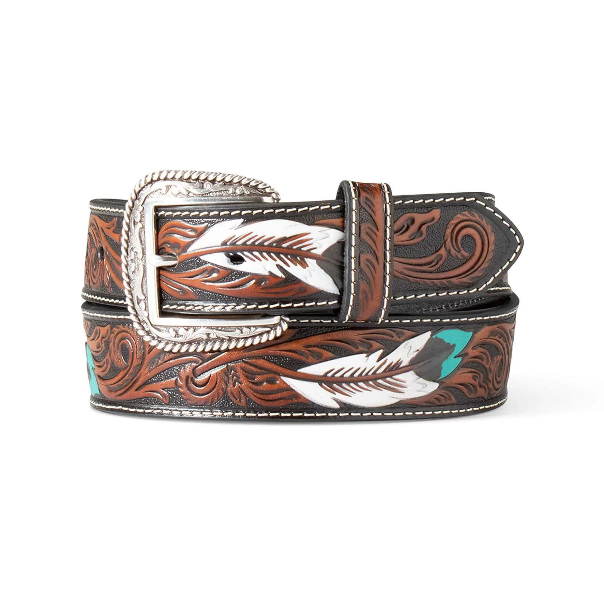 ariat Belts*Steer Head Concho Belt