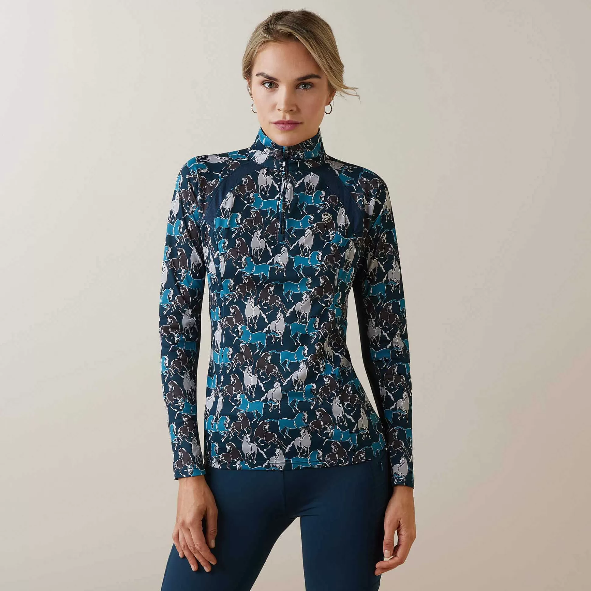 ariat T-Shirts & Tops*Sunstopper 2.0 1/4 Zip Baselayer